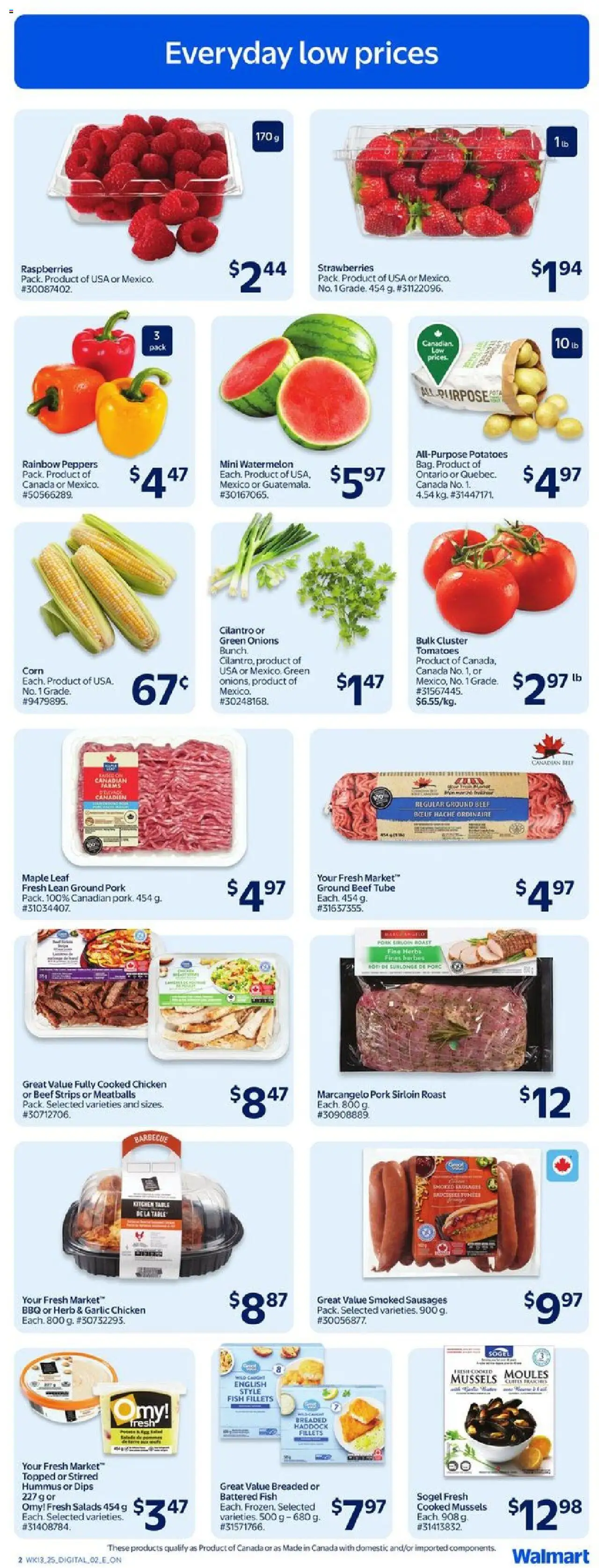 Walmart flyer valid from Apr 24, 2025 - page number 3
