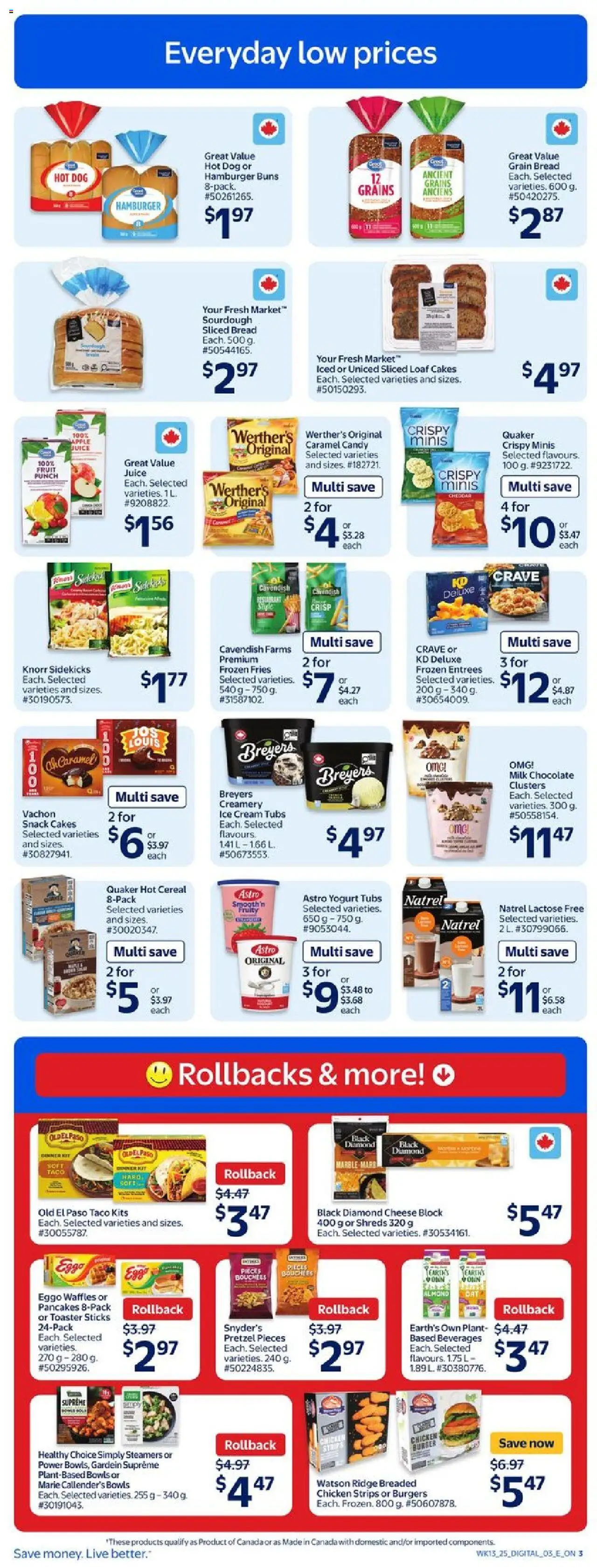 Walmart flyer valid from Apr 24, 2025 - page number 4