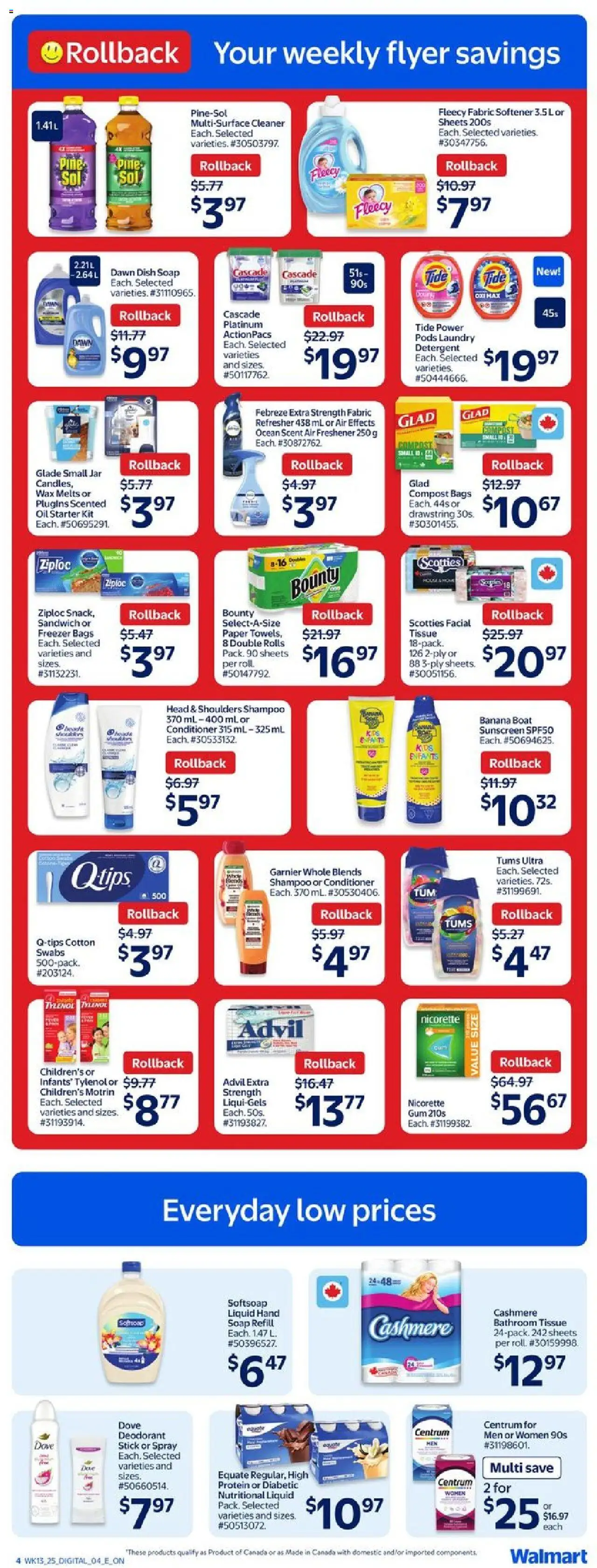 Walmart flyer valid from Apr 24, 2025 - page number 5