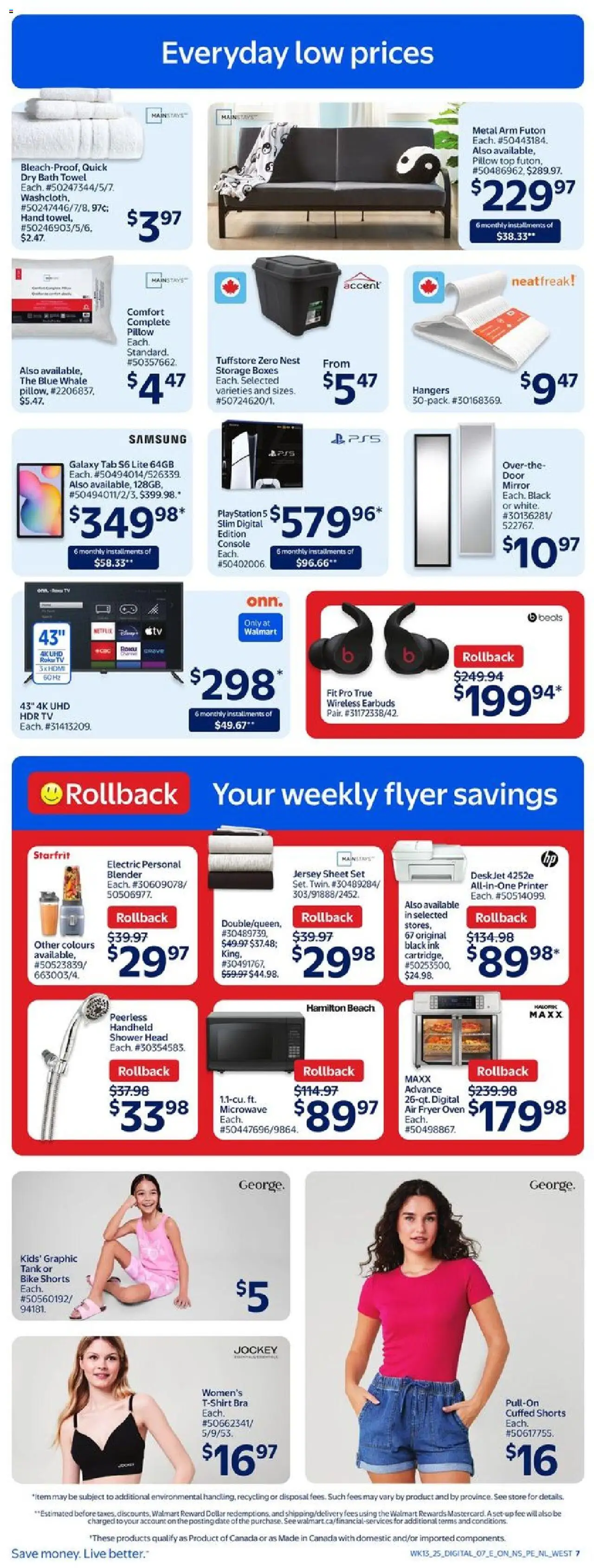 Walmart flyer valid from Apr 24, 2025 - page number 7