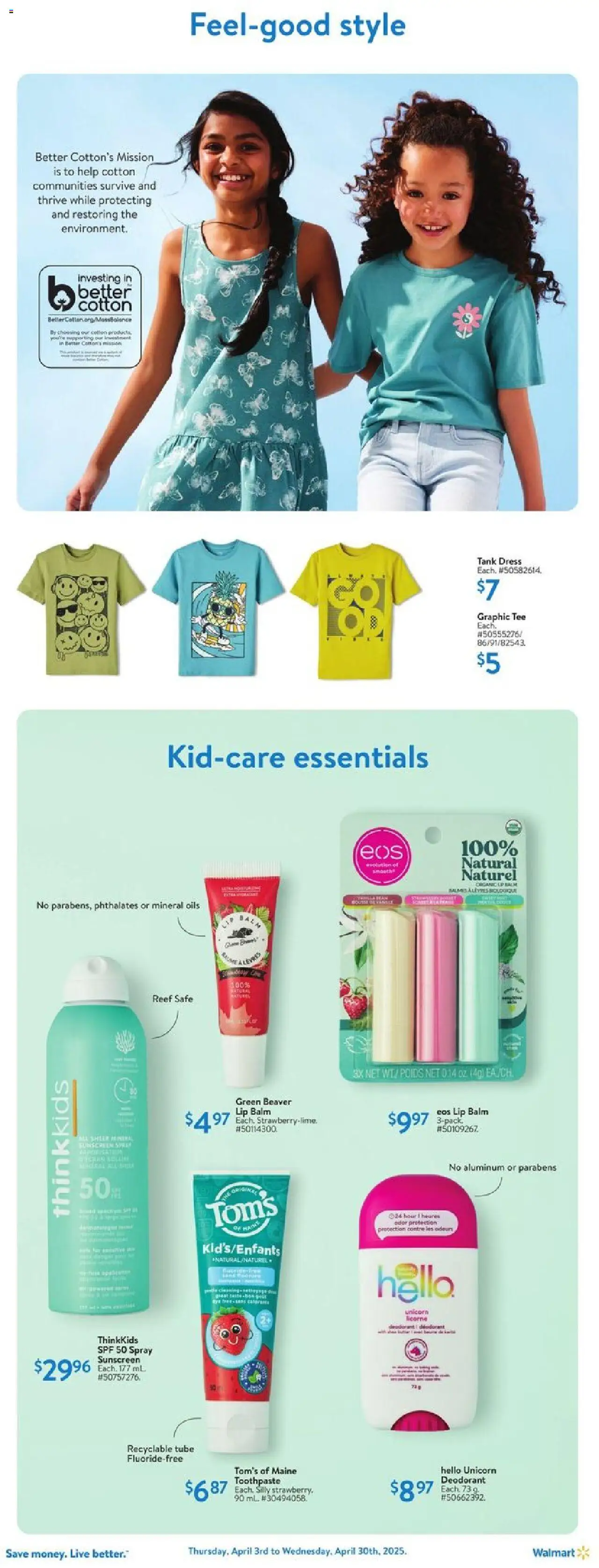 Walmart flyer valid from Apr 24, 2025 - page number 14
