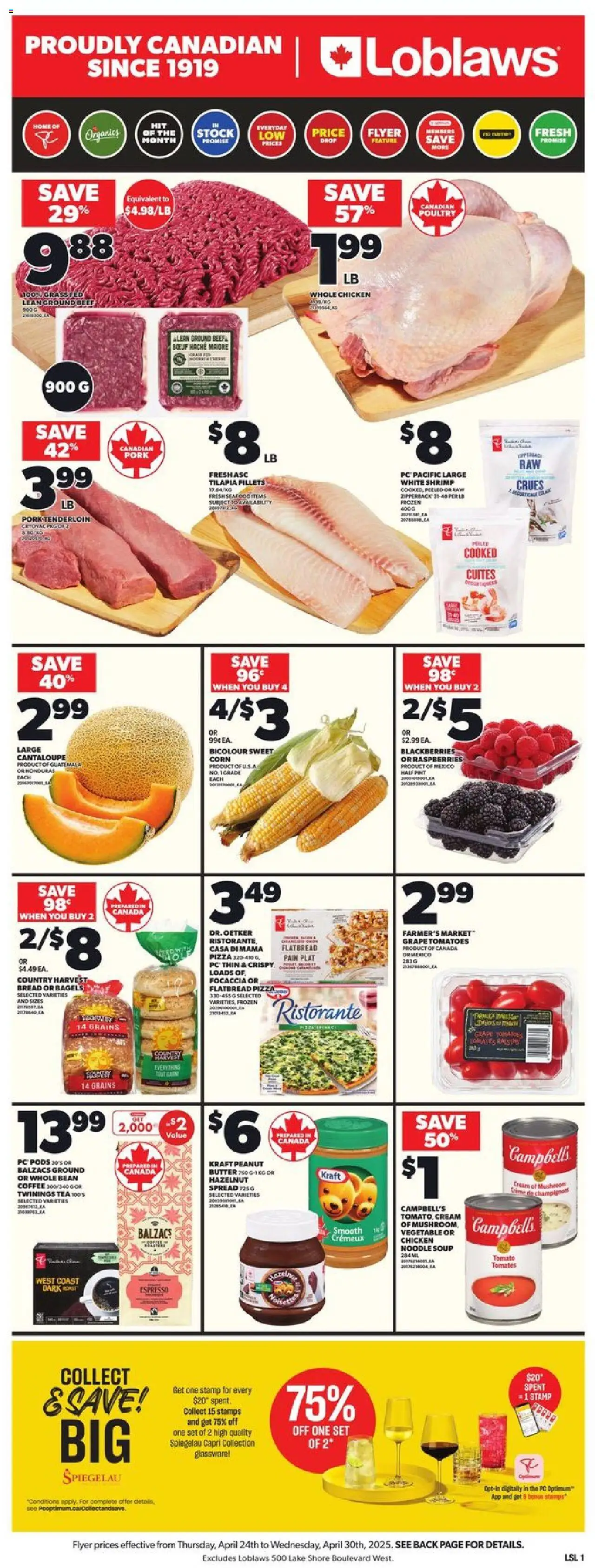 Loblaws flyer valid from Apr 24, 2025 - page number 3