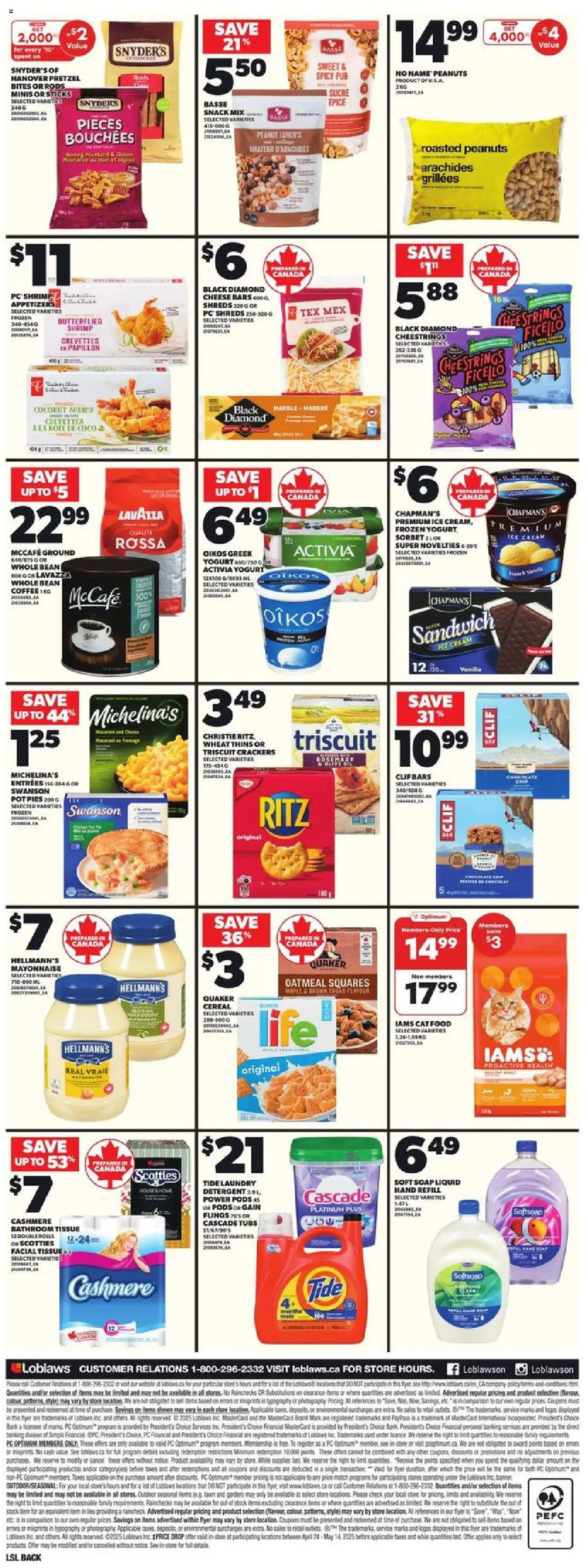 Loblaws flyer valid from Apr 24, 2025 - page number 4