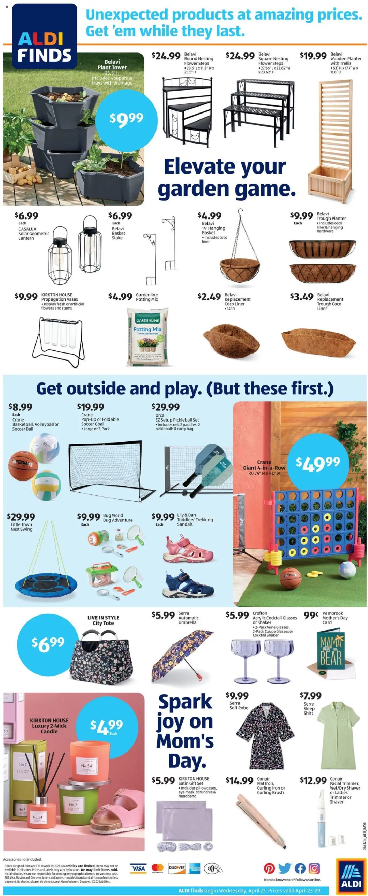 Aldi Weekly Ad from 04/23/2025 - Flyer, Sales ad - Page number 4