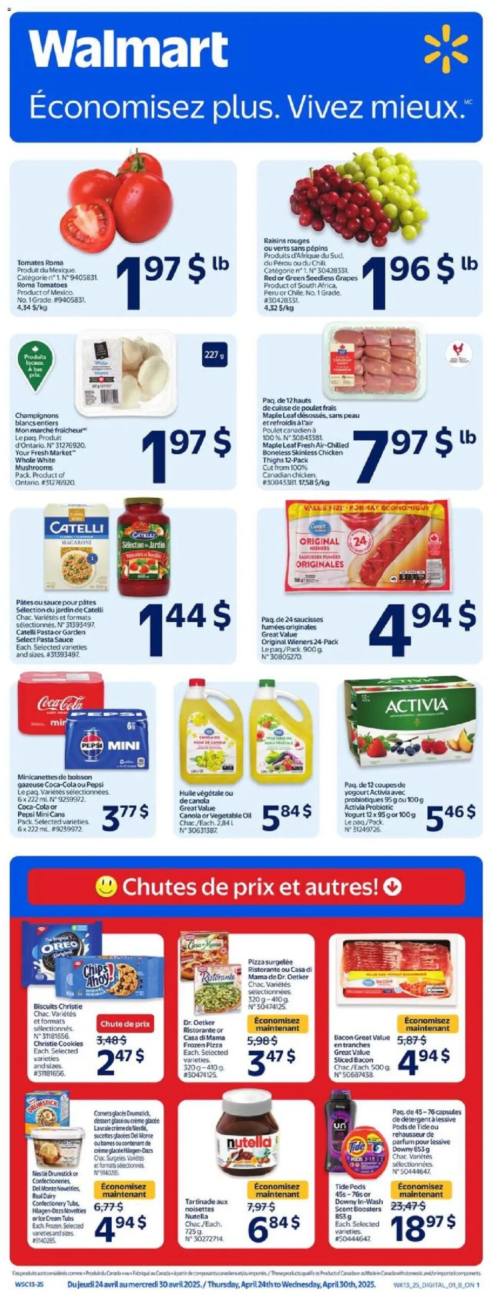 Walmart weekly flyer starting Apr 24, 2025 ⭐️