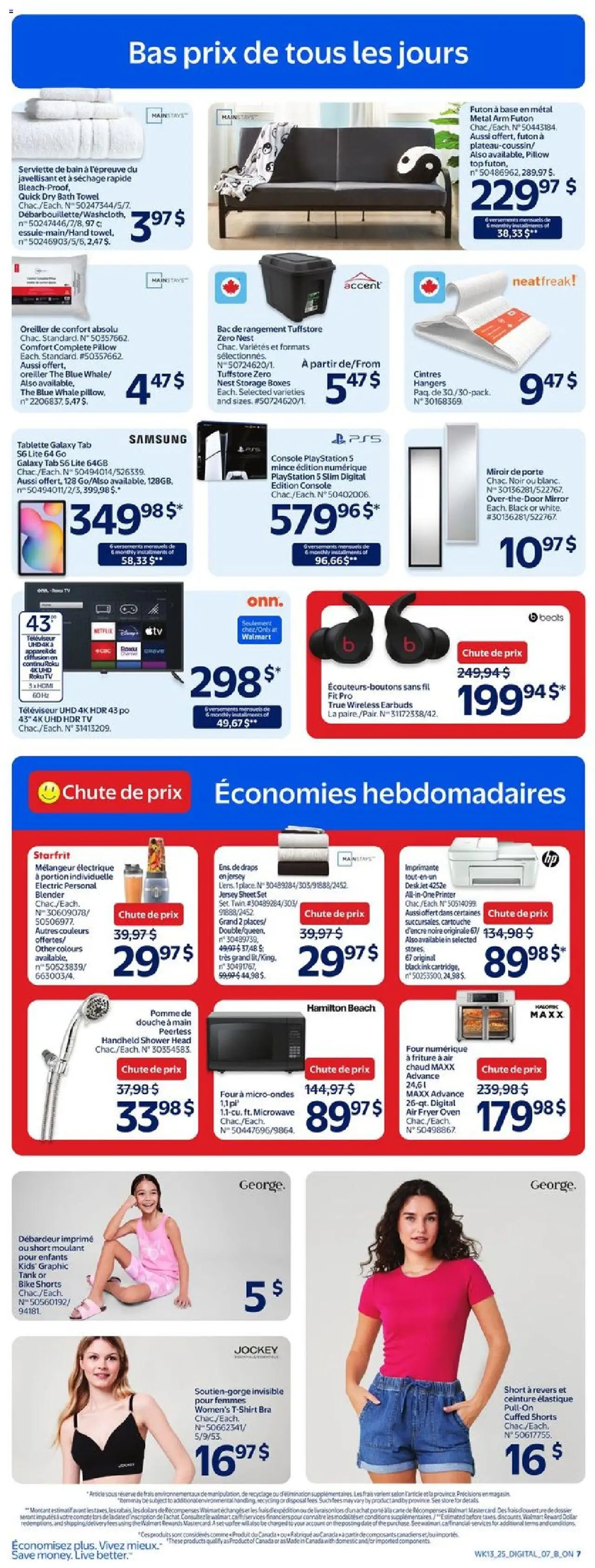 Walmart flyer valid from Apr 24, 2025 - page number 7