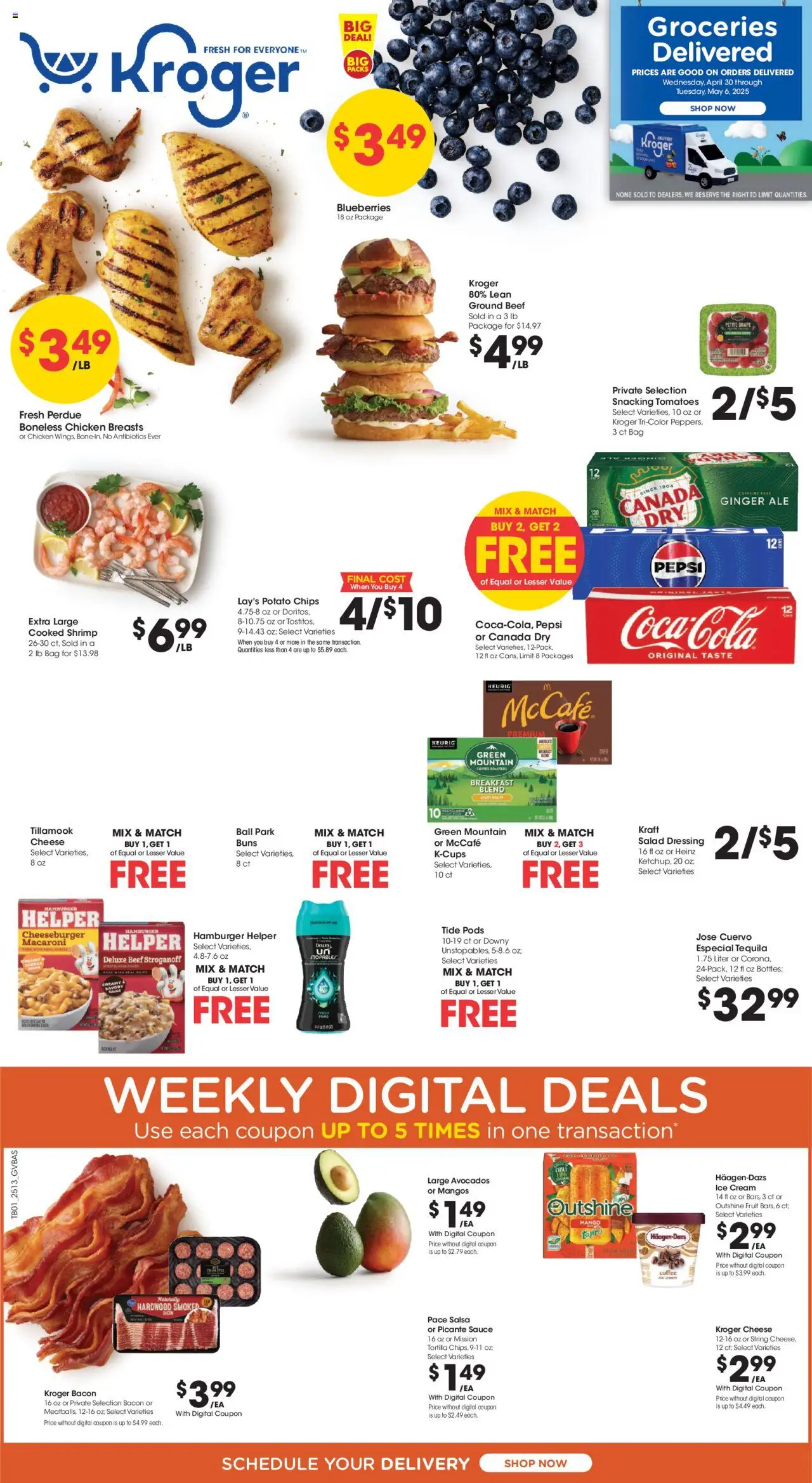 KROGER Weekly ad from 04/30/2025 >> Ad for next week