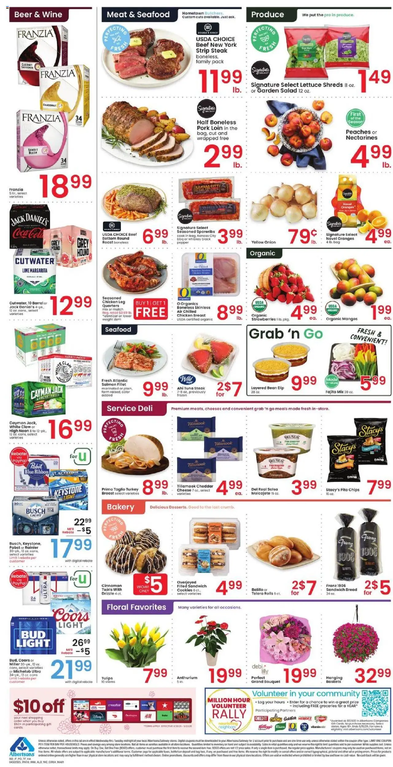 Albertsons Weekly Ad from 04/30/2025 - Flyer - Page number 4