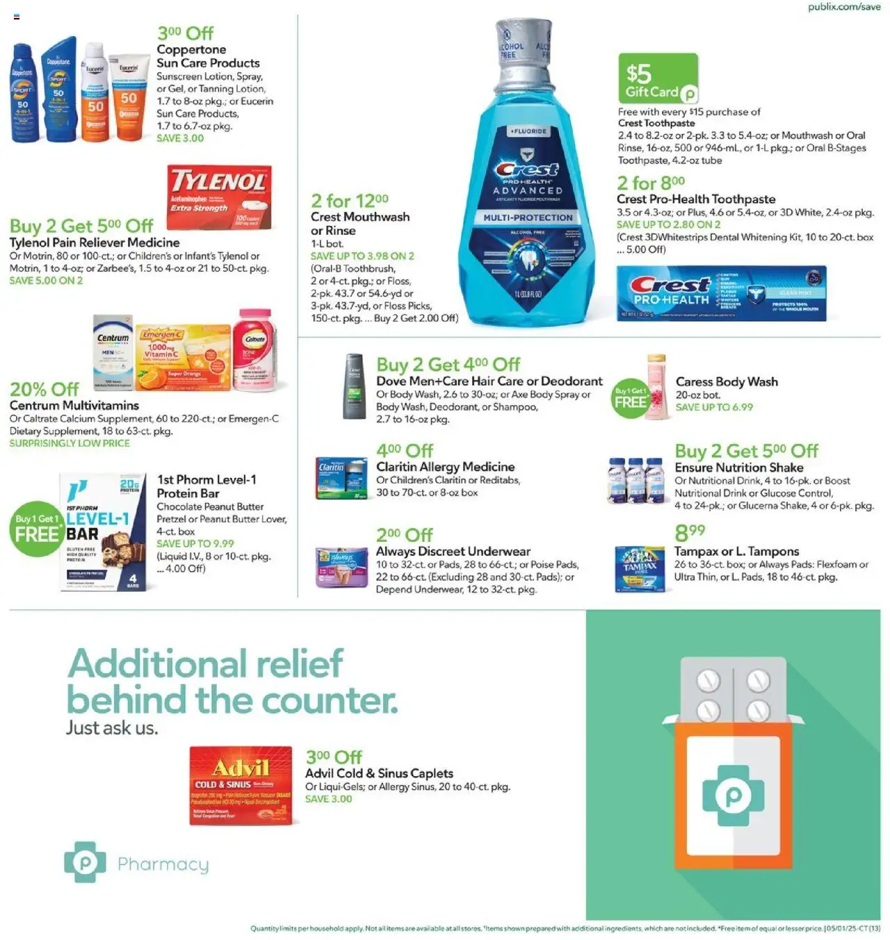 Publix Weekly ad from (04/30/2025) - Ad this week, Flyer - Page number 13