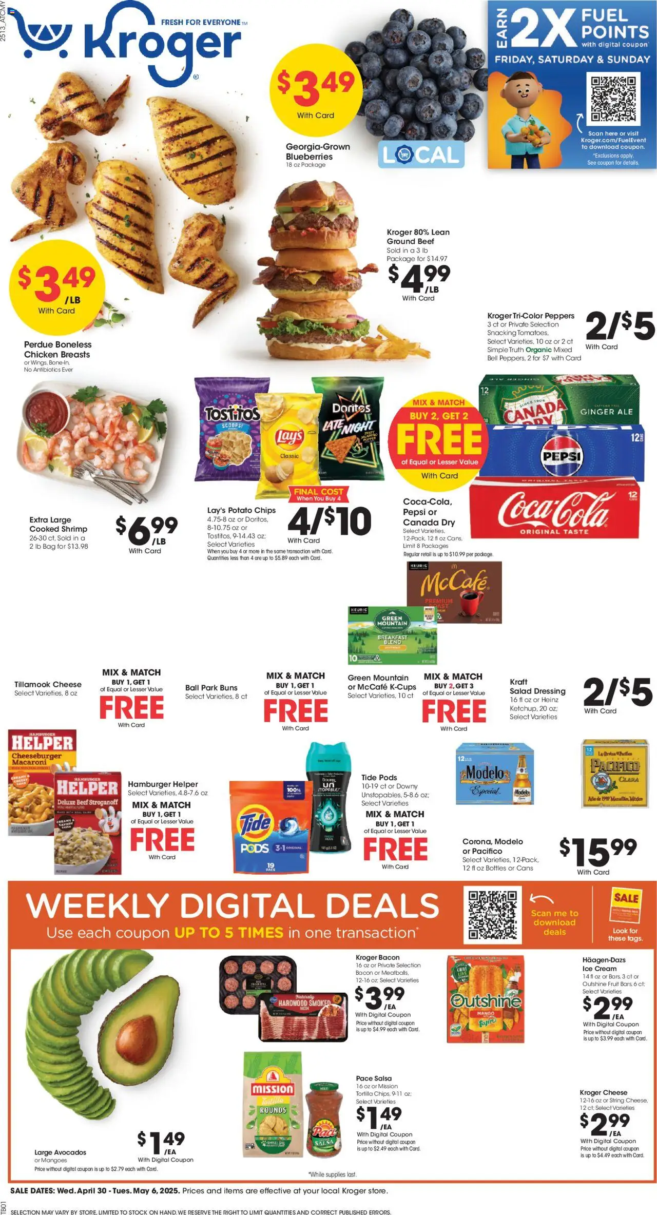 KROGER Weekly ad from 04/30/2025 >> Ad for next week