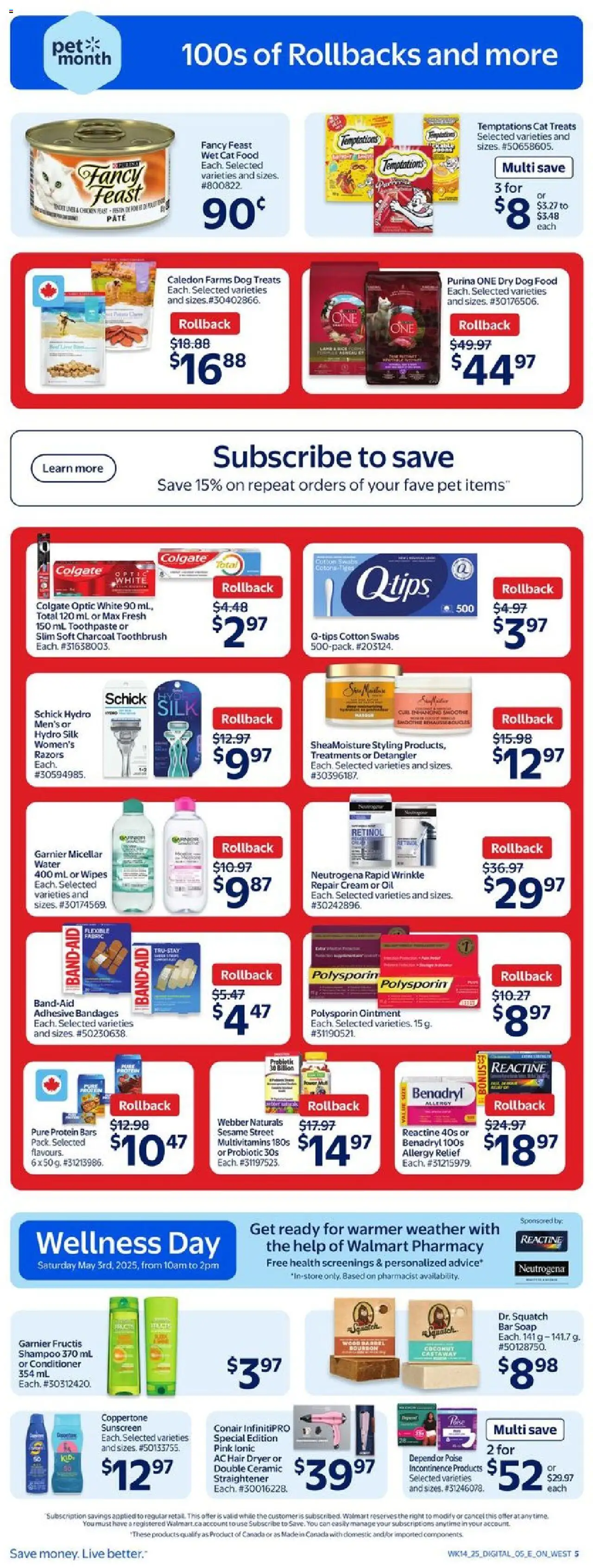 Walmart flyer valid from May 01, 2025 - page number 6