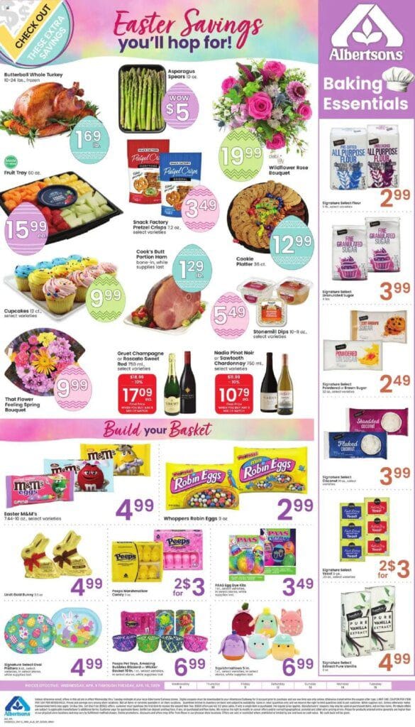 Albertsons Easter Savings from 04092025 gtgt Flyer