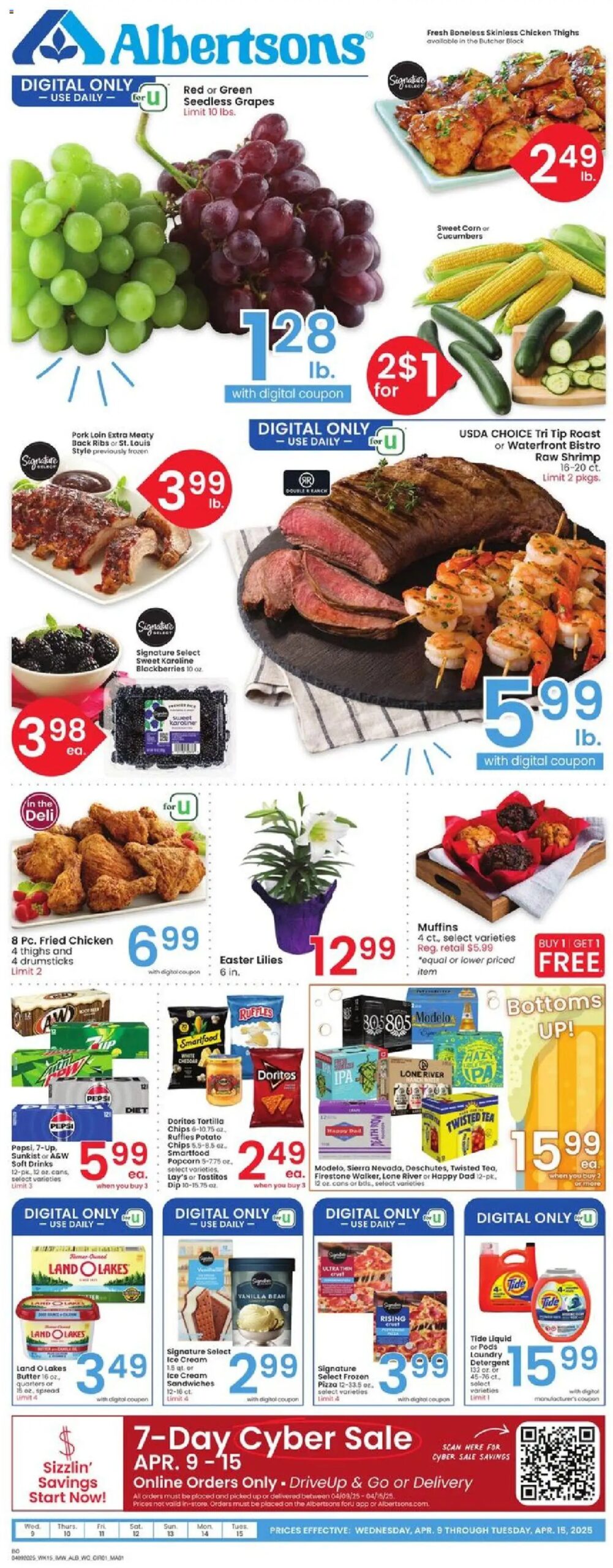 Albertsons Weekly Ad from 04/09/2025 >> Flyer