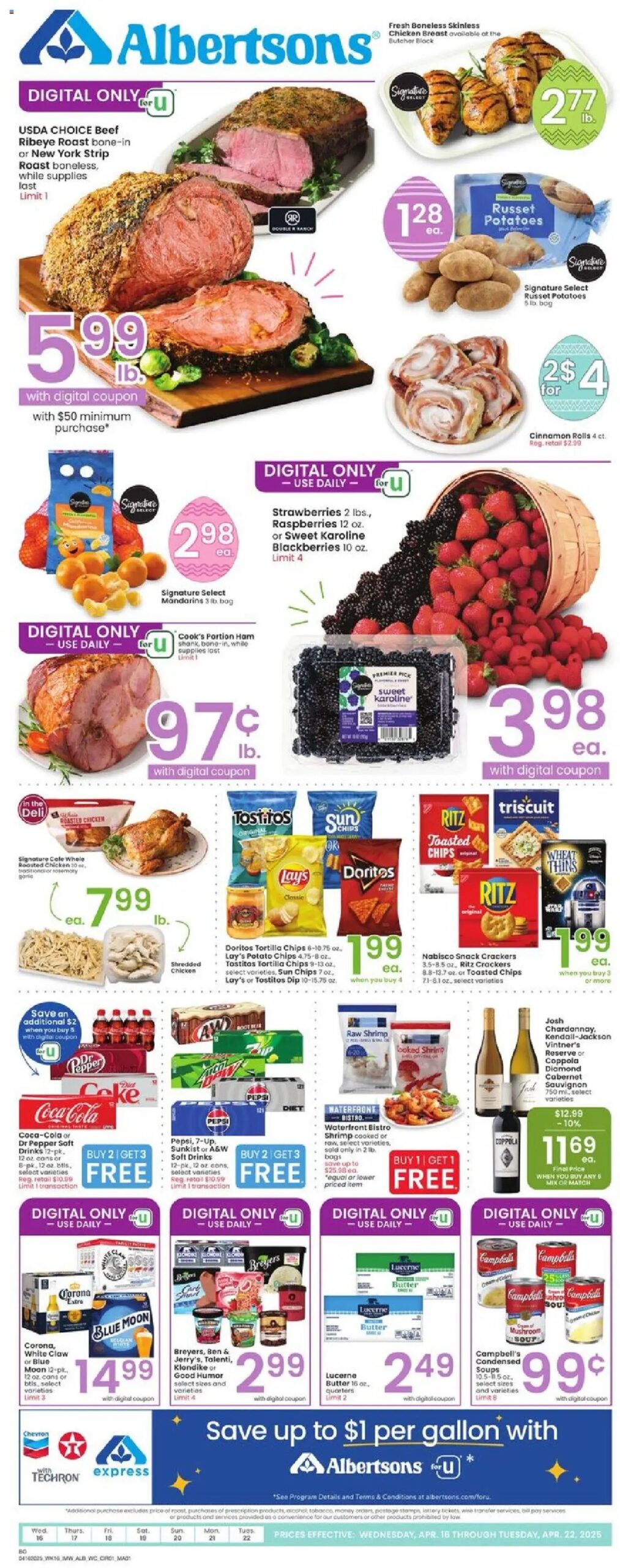 Albertsons Weekly Ad from 04/16/2025 >> Flyer