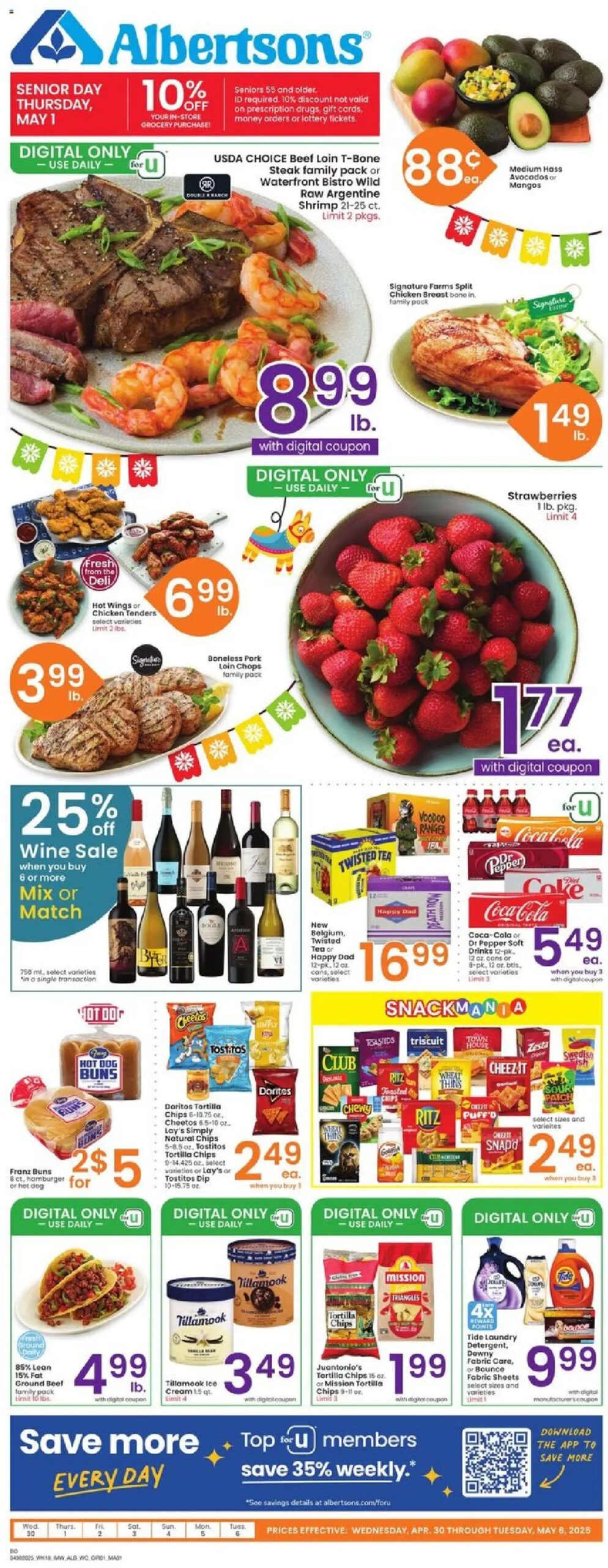 Albertsons Weekly Ad from 04/30/2025 >> Flyer
