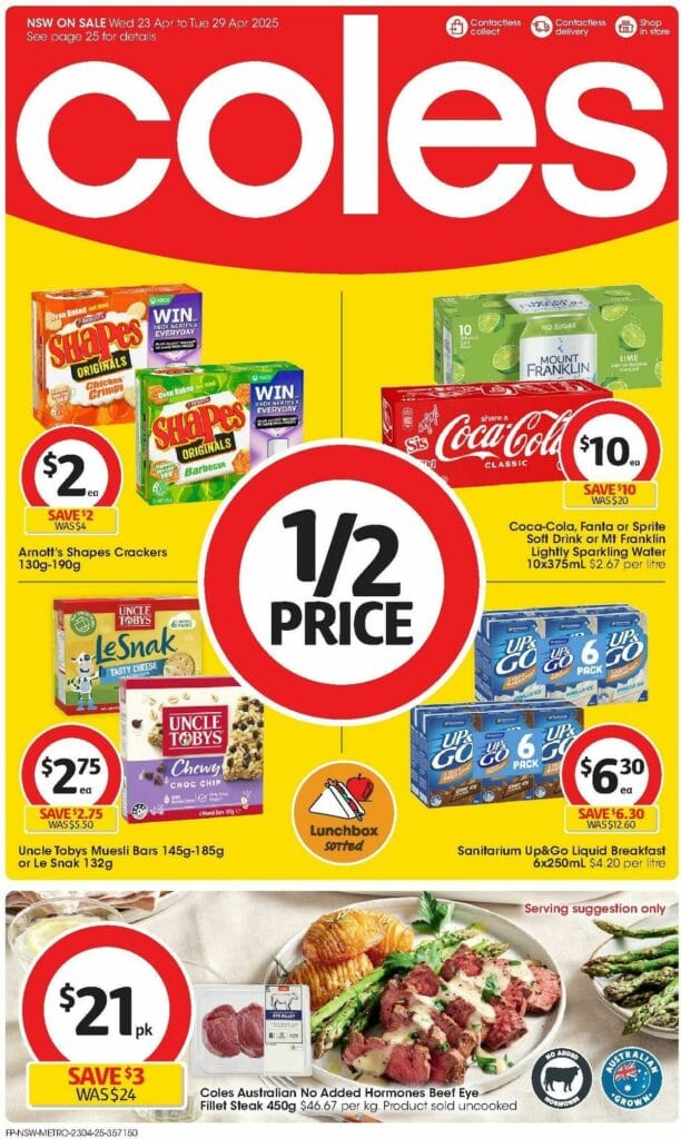 Coles Catalogues from 23 AprilColes Catalogues from 23 April Page