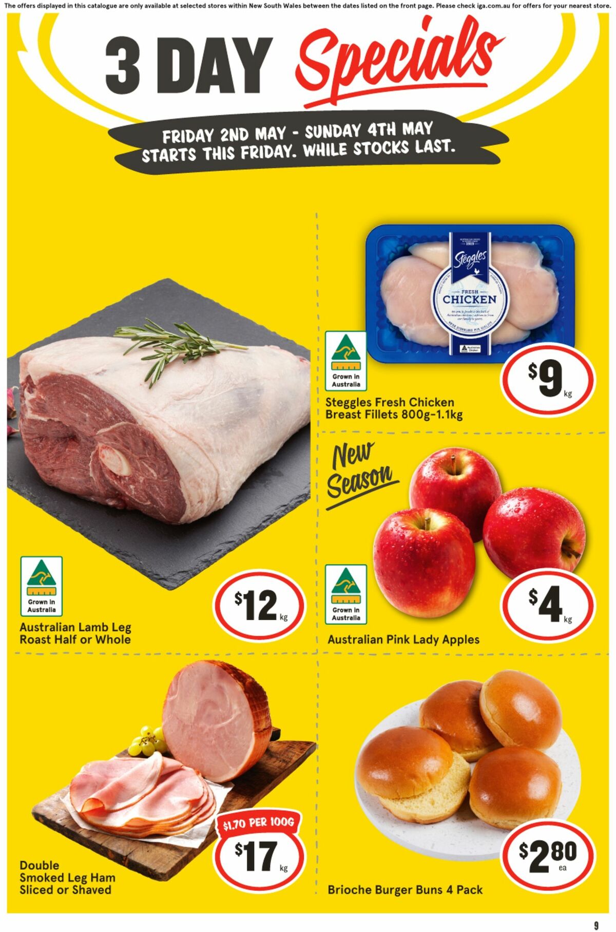 IGA 3 Day Specials Catalogues from 2 MayIGA 3 Day Specials Catalogues from 2 May- Page 3IGA 3 Day Specials Catalogues from 2 May- Page 4