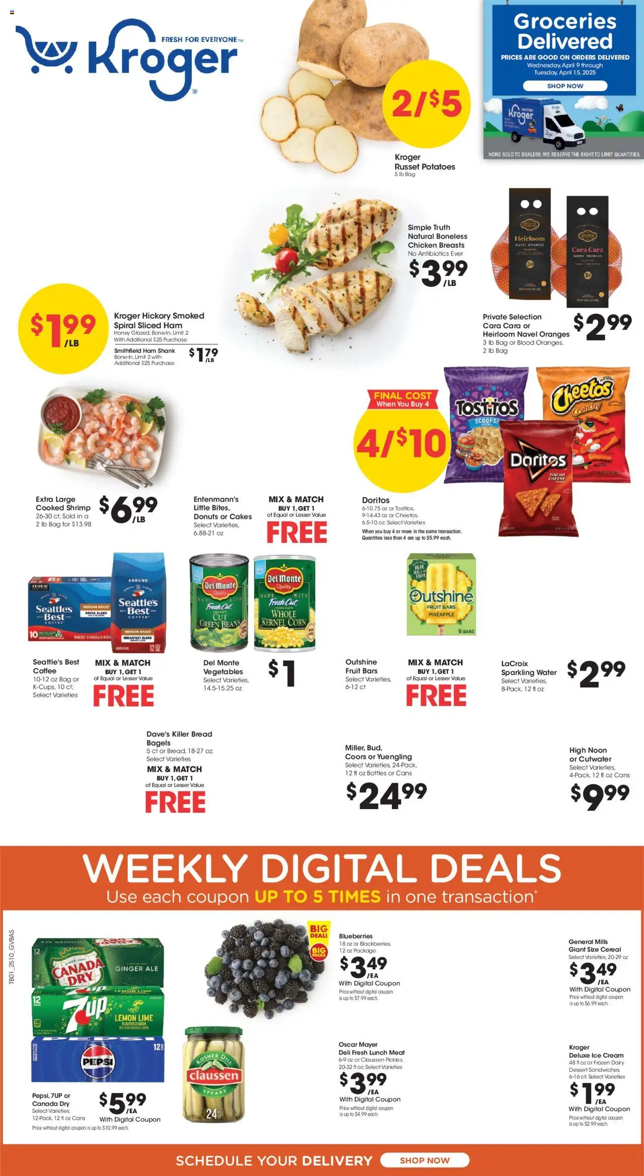 KROGER Weekly ad from 04/09/2025 >> Ad for next week