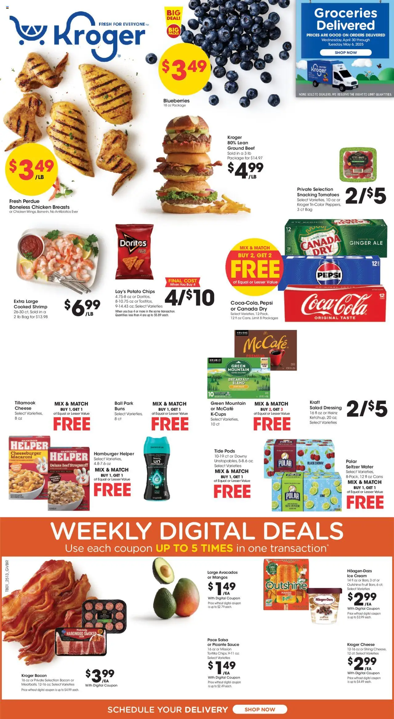 KROGER Weekly ad from 04/30/2025 >> Ad for next week