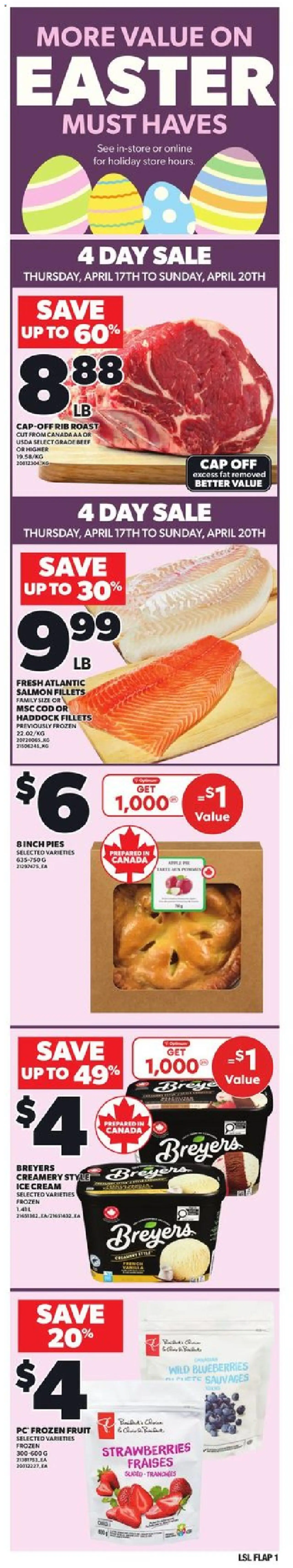 Loblaws flyer valid from Apr 17, 2025 - page number 1