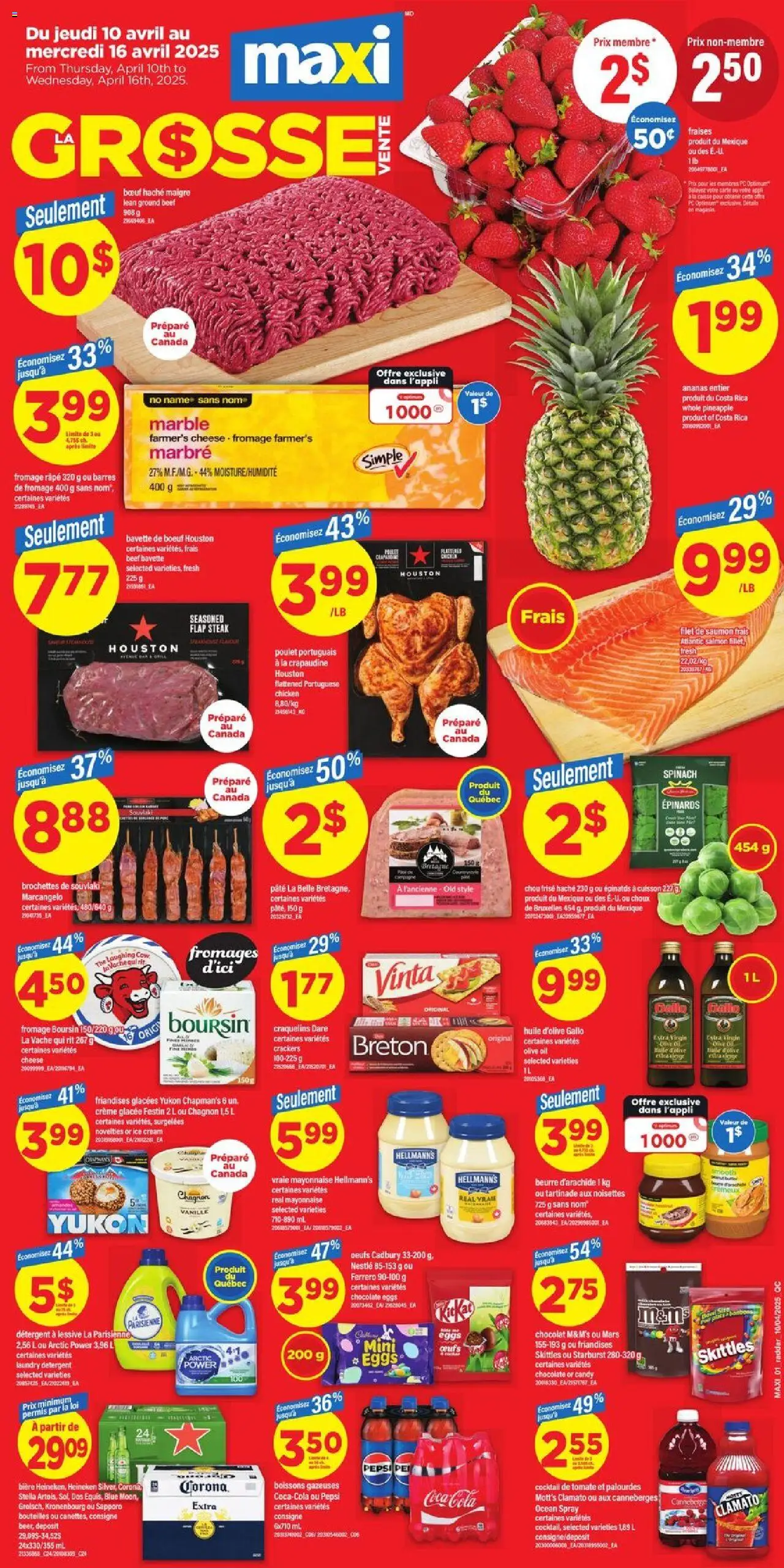 Maxi weekly flyer starting Apr 10, 2025 ⭐️