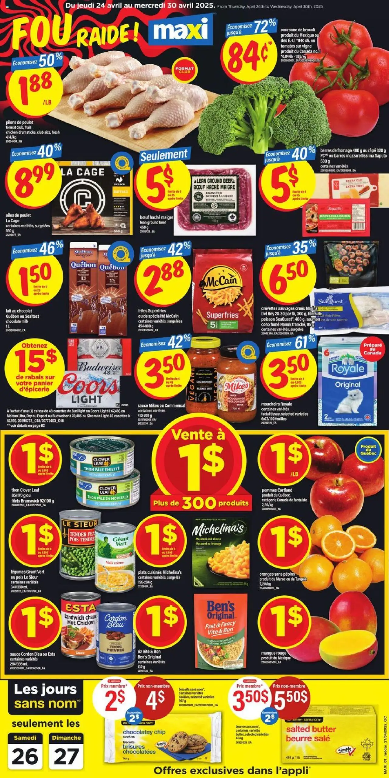 Maxi weekly flyer starting Apr 24, 2025 ⭐️