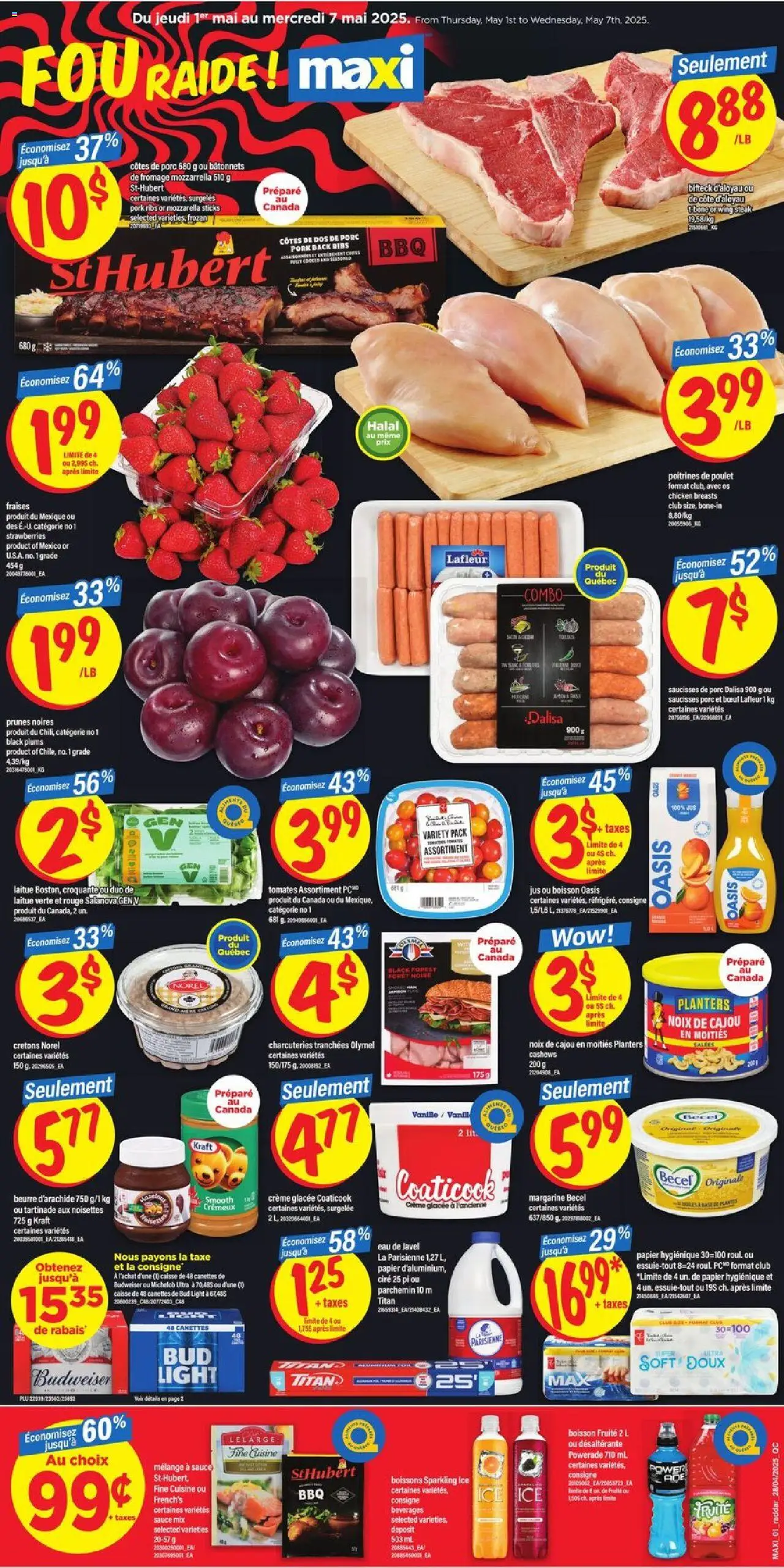 Maxi circulaire valide 1 mai 2025 - 7 mai 2025
