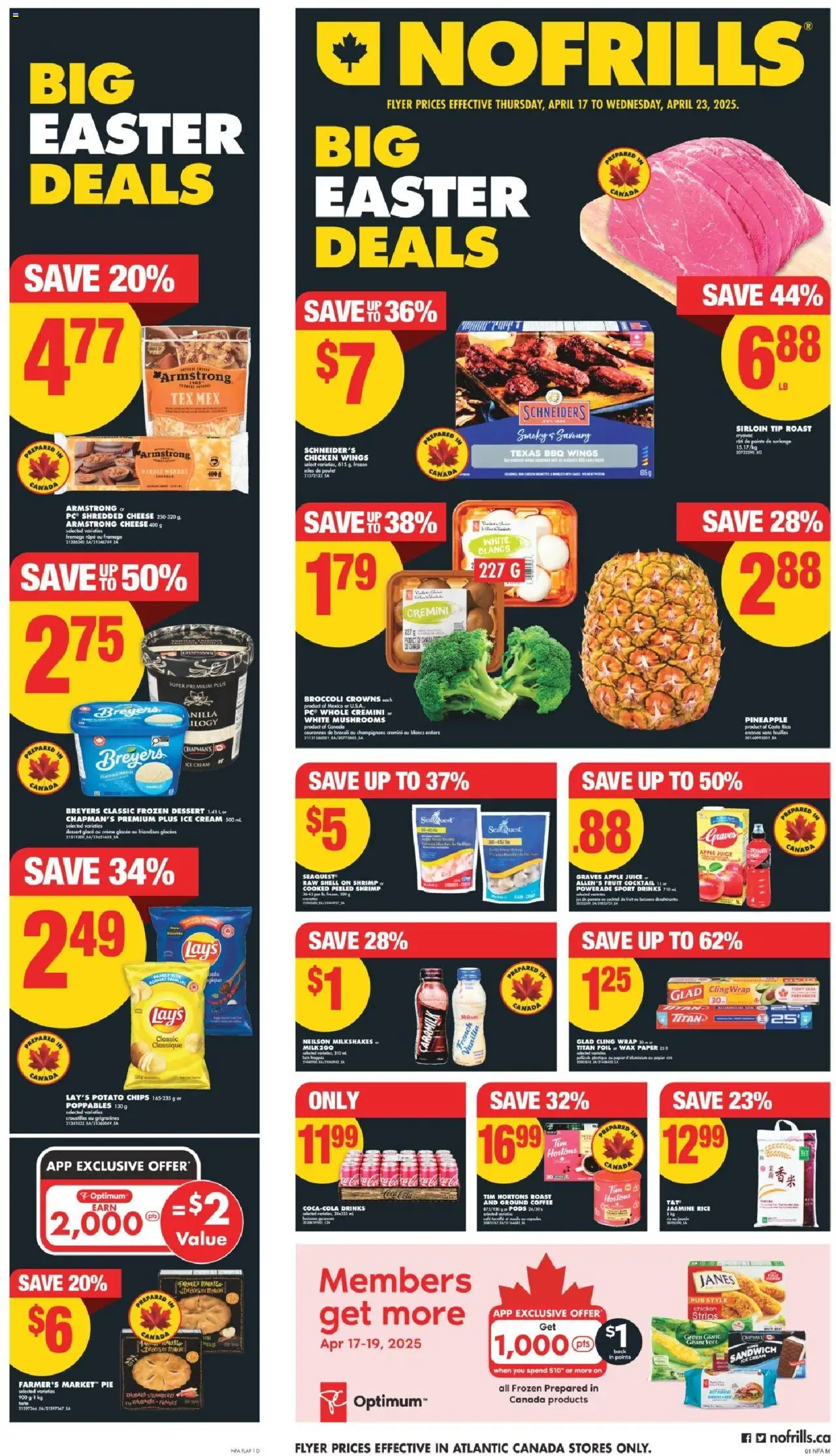 No Frills weekly flyer starting Apr 17, 2025 ⭐️
