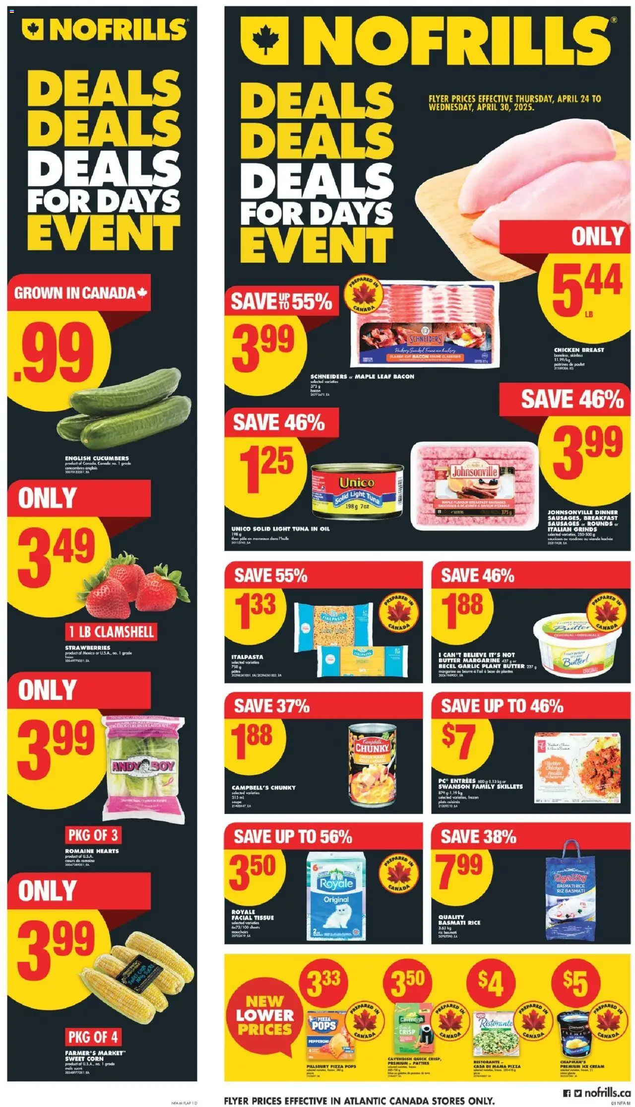 No Frills weekly flyer starting Apr 24, 2025 ⭐️
