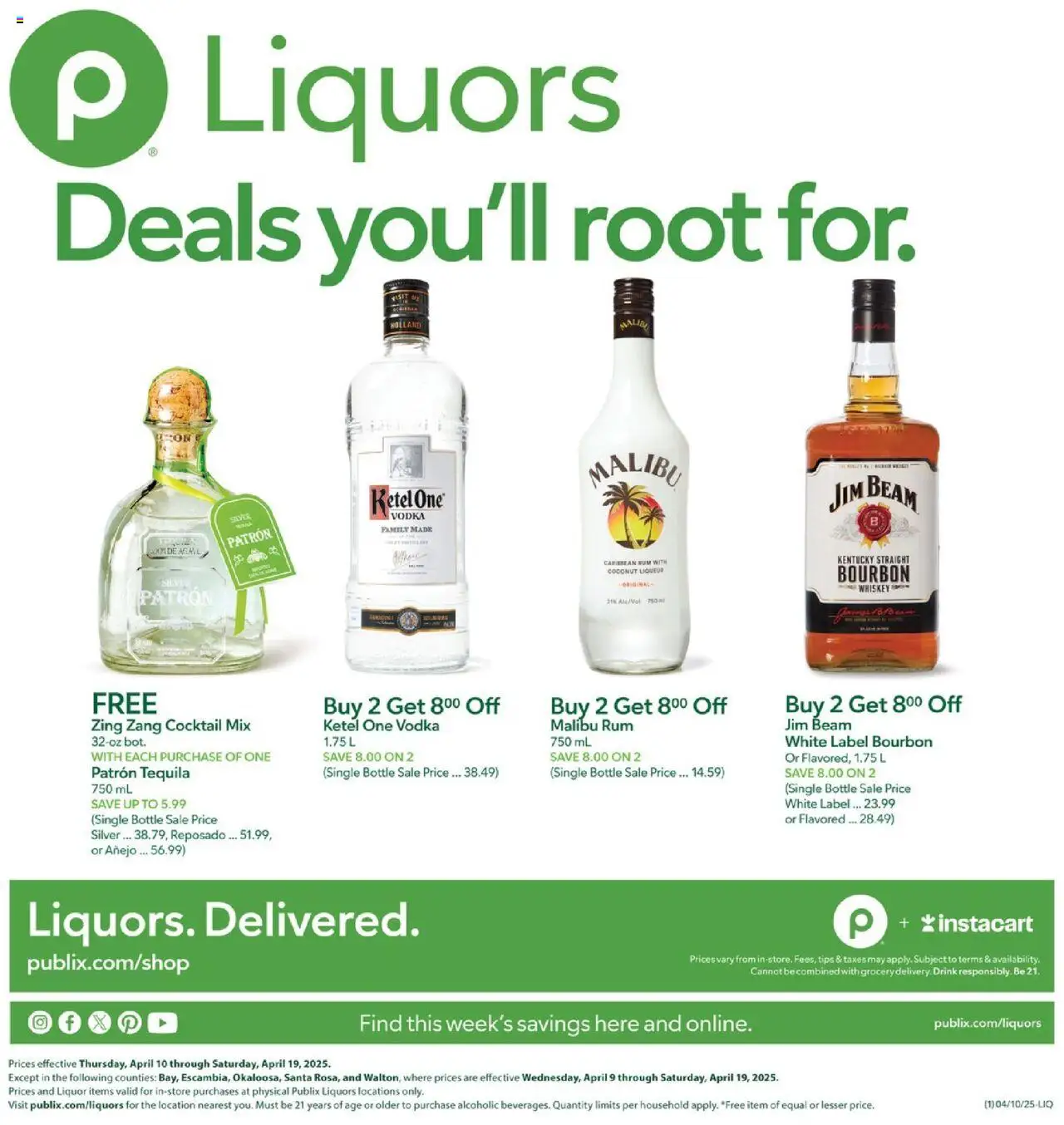 PUBLIX Weekly ad from 04/10/2025 >> Ad this week, Flyer