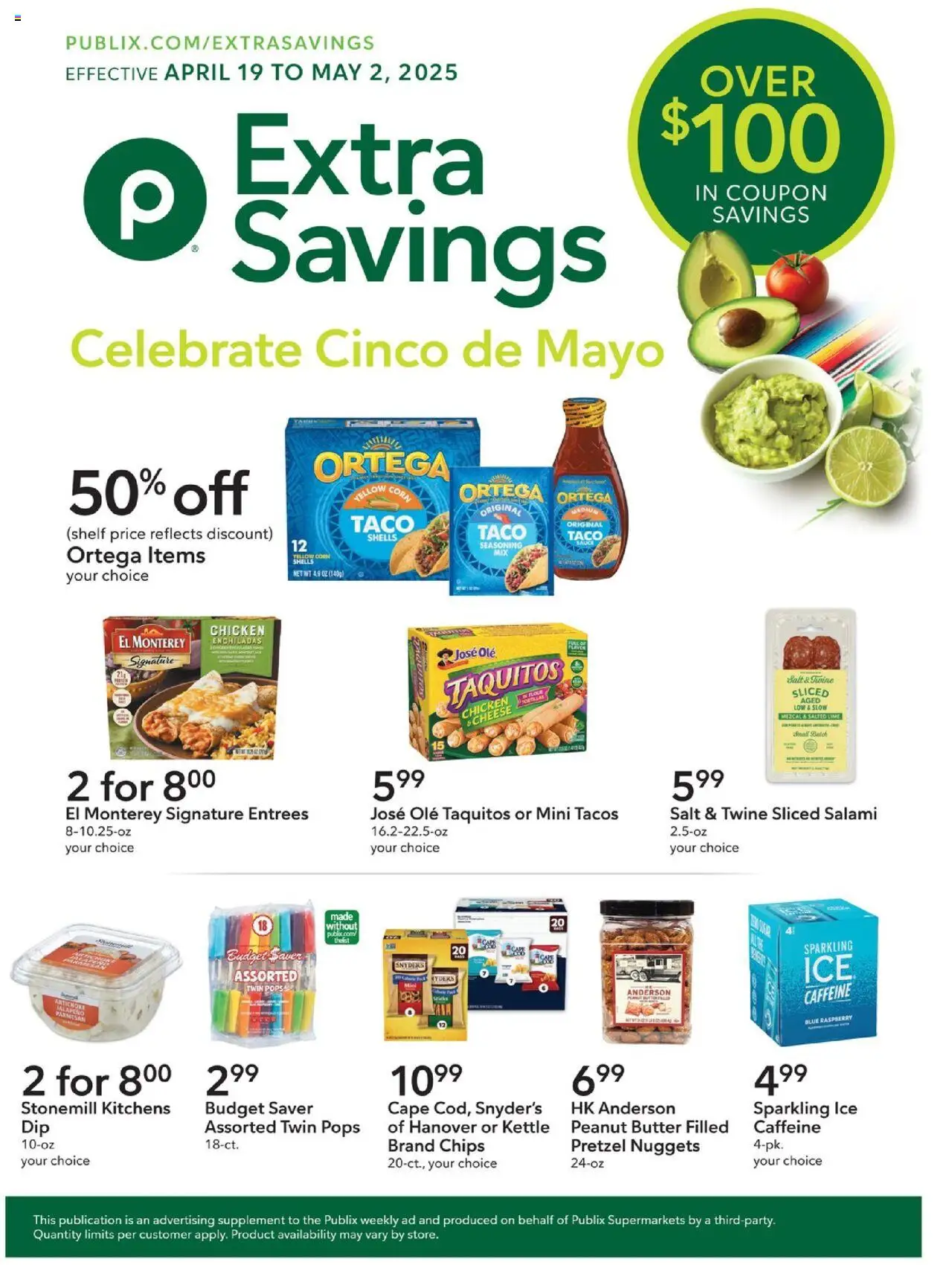PUBLIX Weekly ad from 04/19/2025 >> Ad this week, Flyer