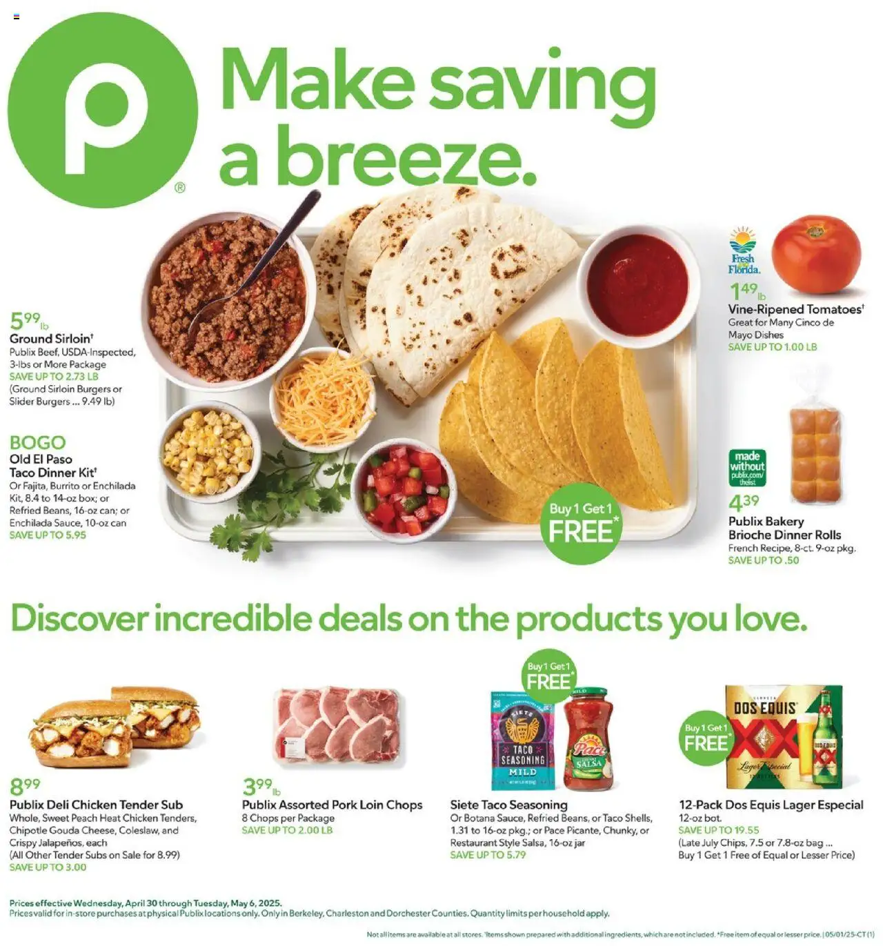 PUBLIX Weekly ad from 04/30/2025 >> Ad this week, Flyer