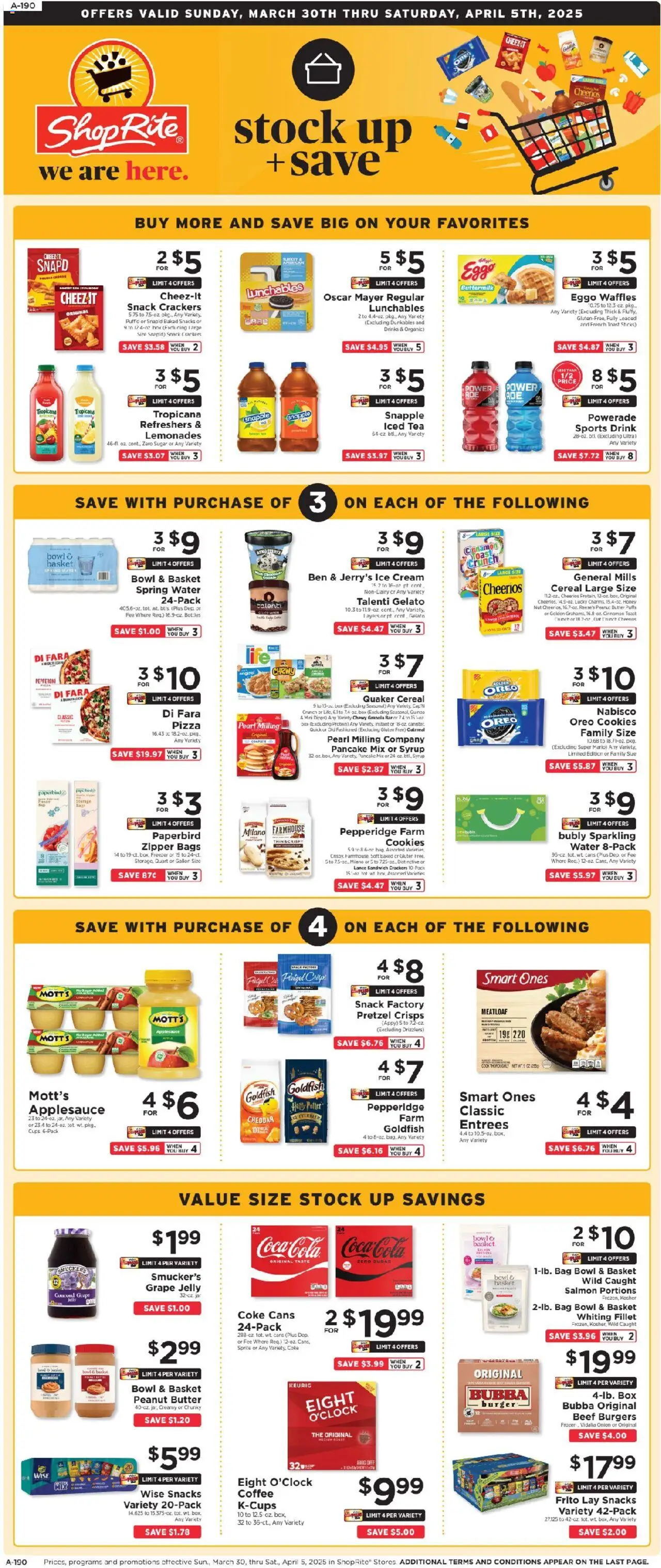 ShopRite Circular from 03/28/2025 >> Weekly Ad, flyer - Page number 1