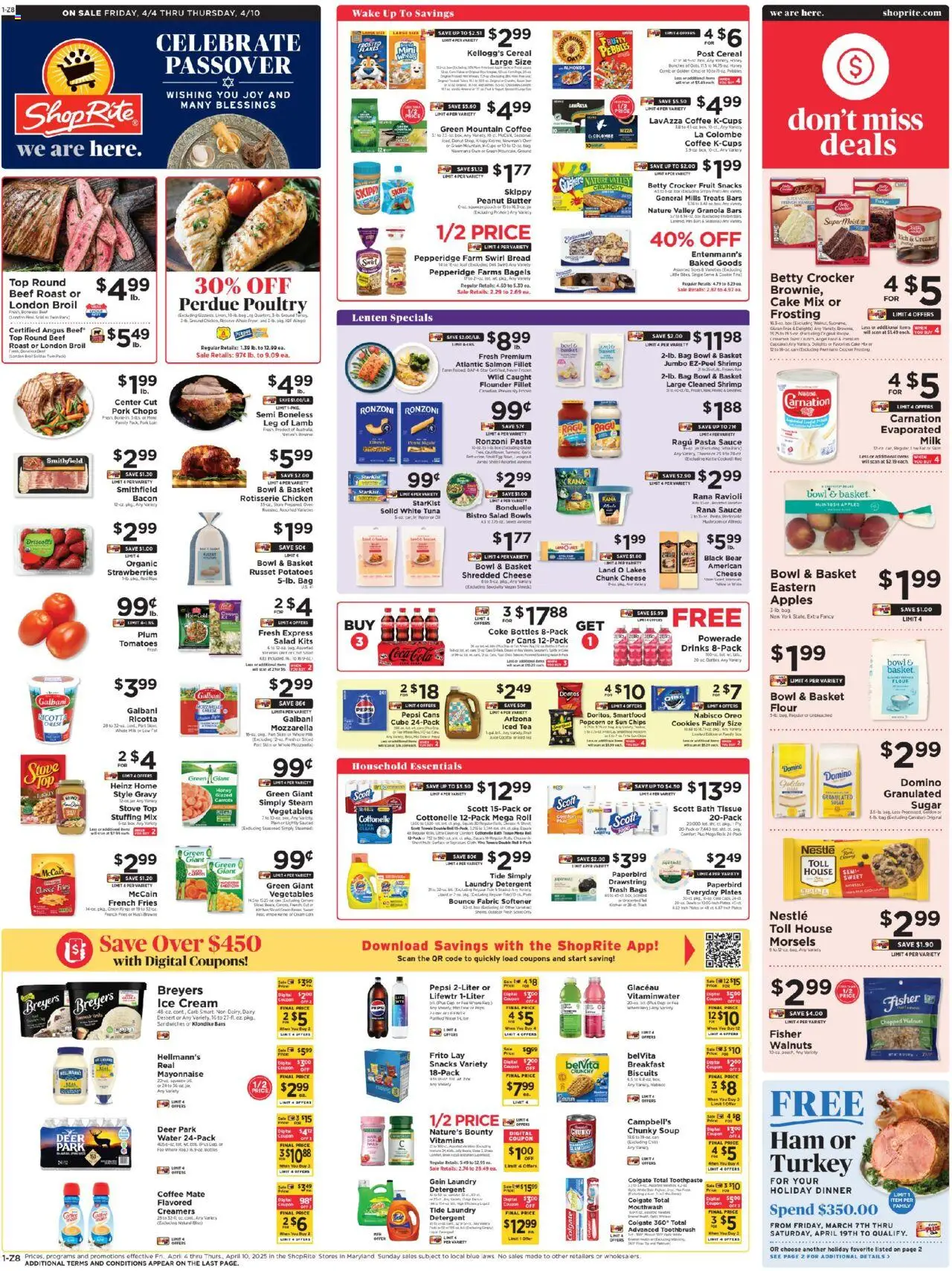 ShopRite Circular from 04/03/2025 >> Weekly Ad, flyer - Page number 1