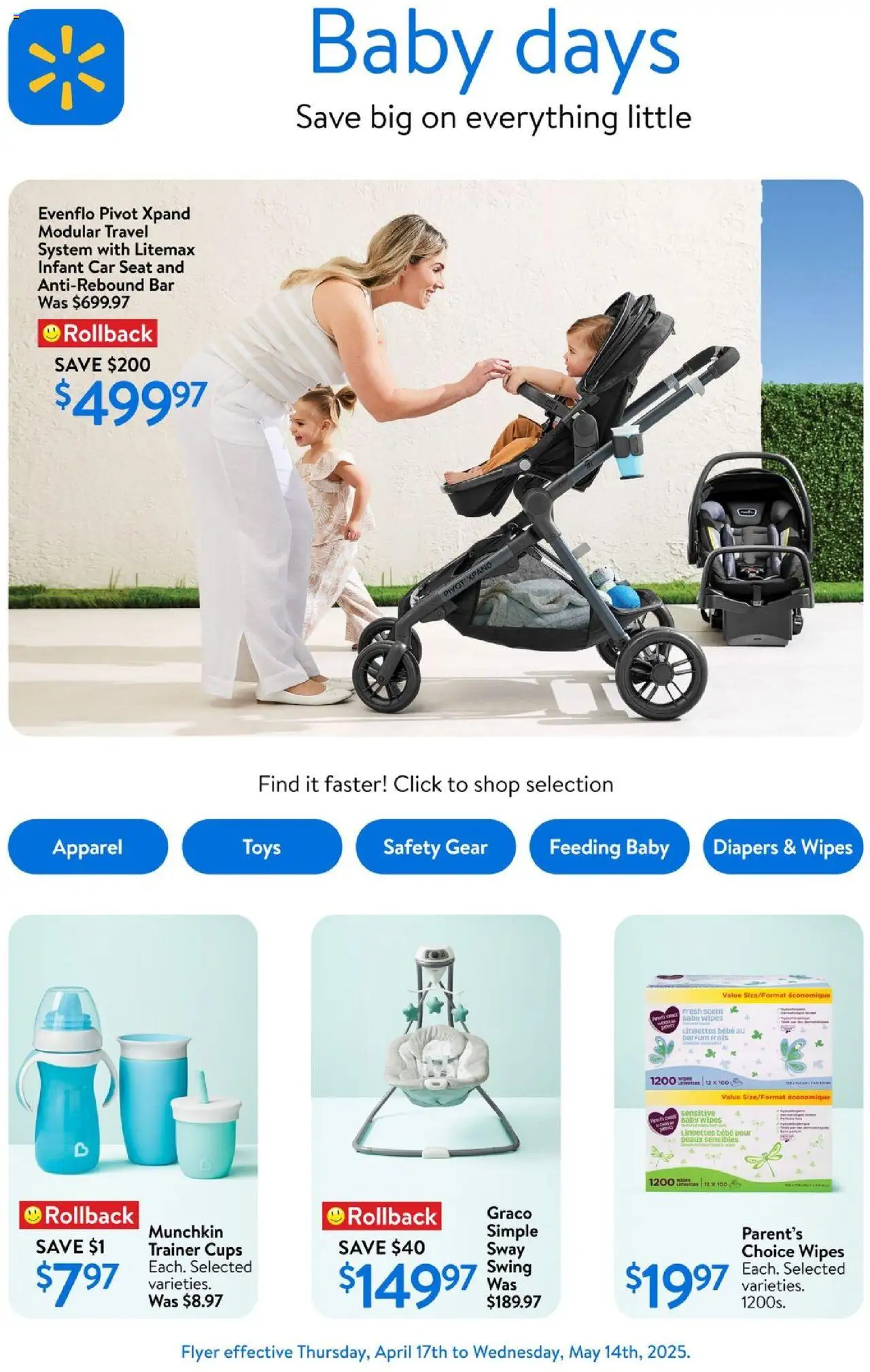 Walmart weekly flyer starting Apr 17, 2025 ⭐️