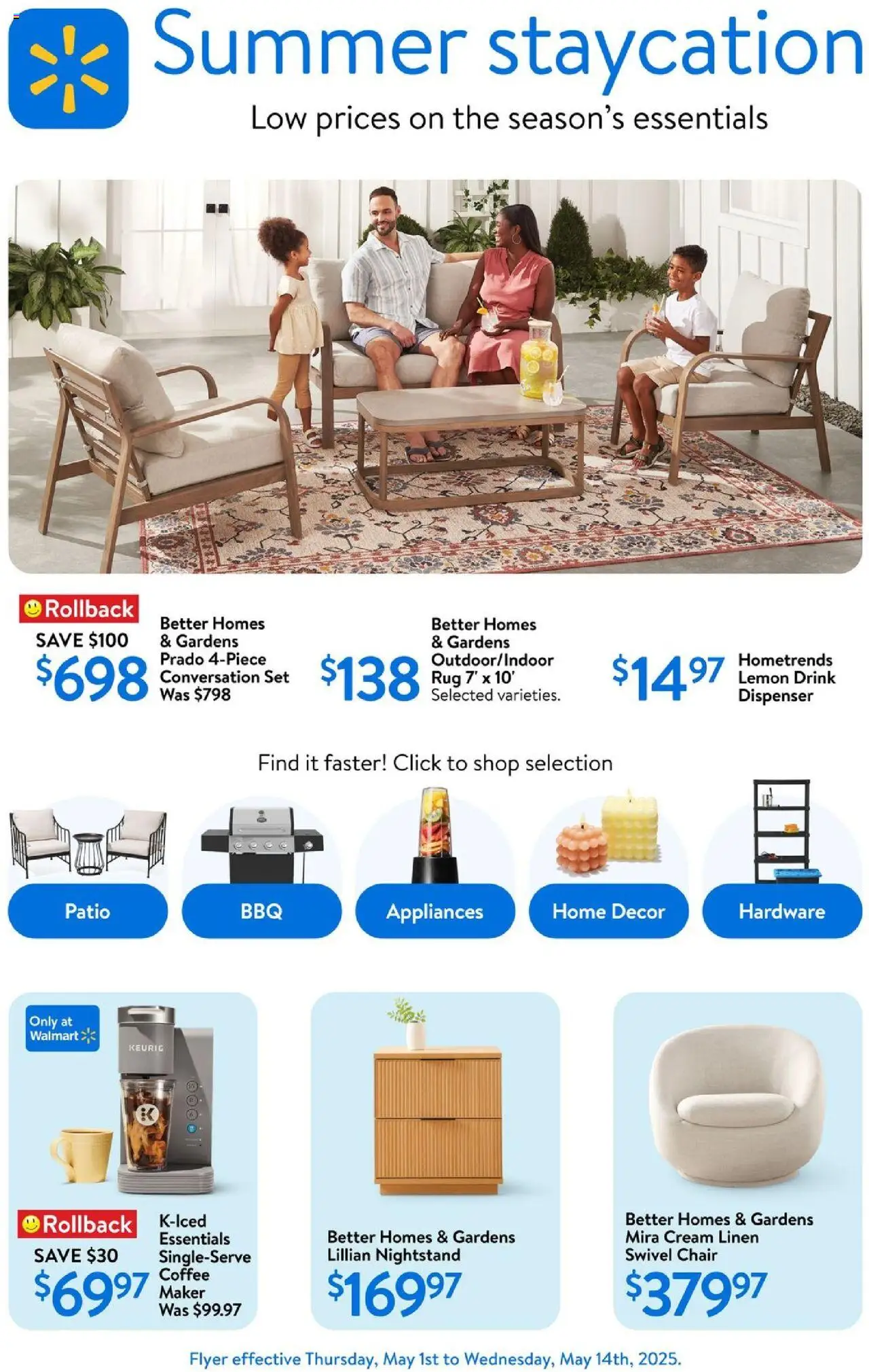 Walmart weekly flyer starting May 1, 2025 ⭐️