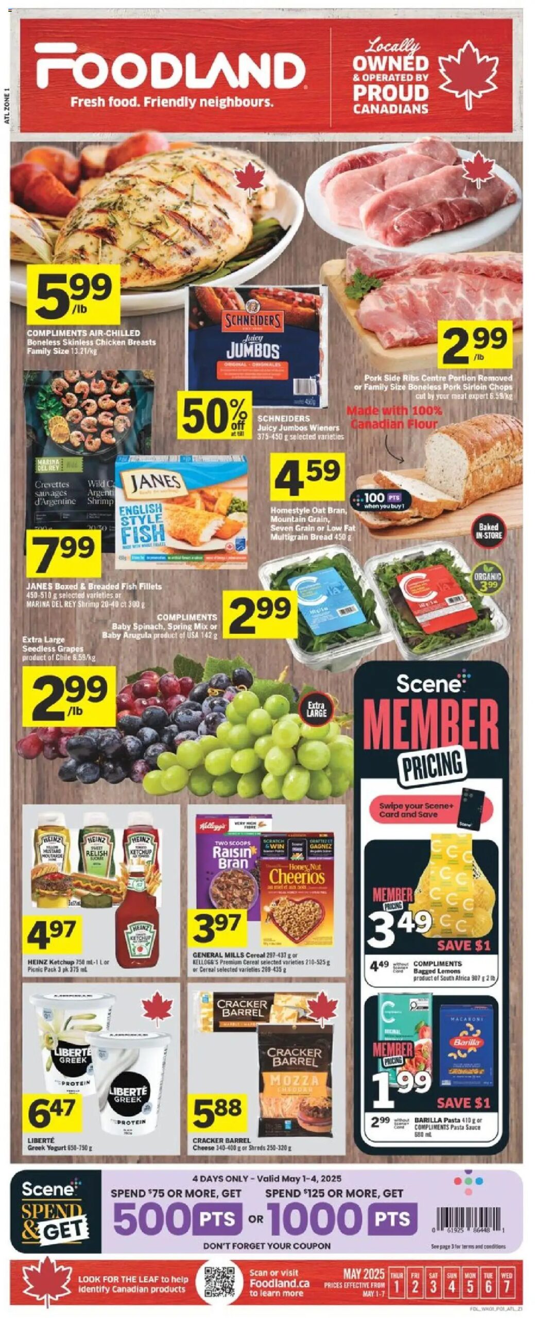 Foodland weekly flyer starting May 1, 2025 ⭐️