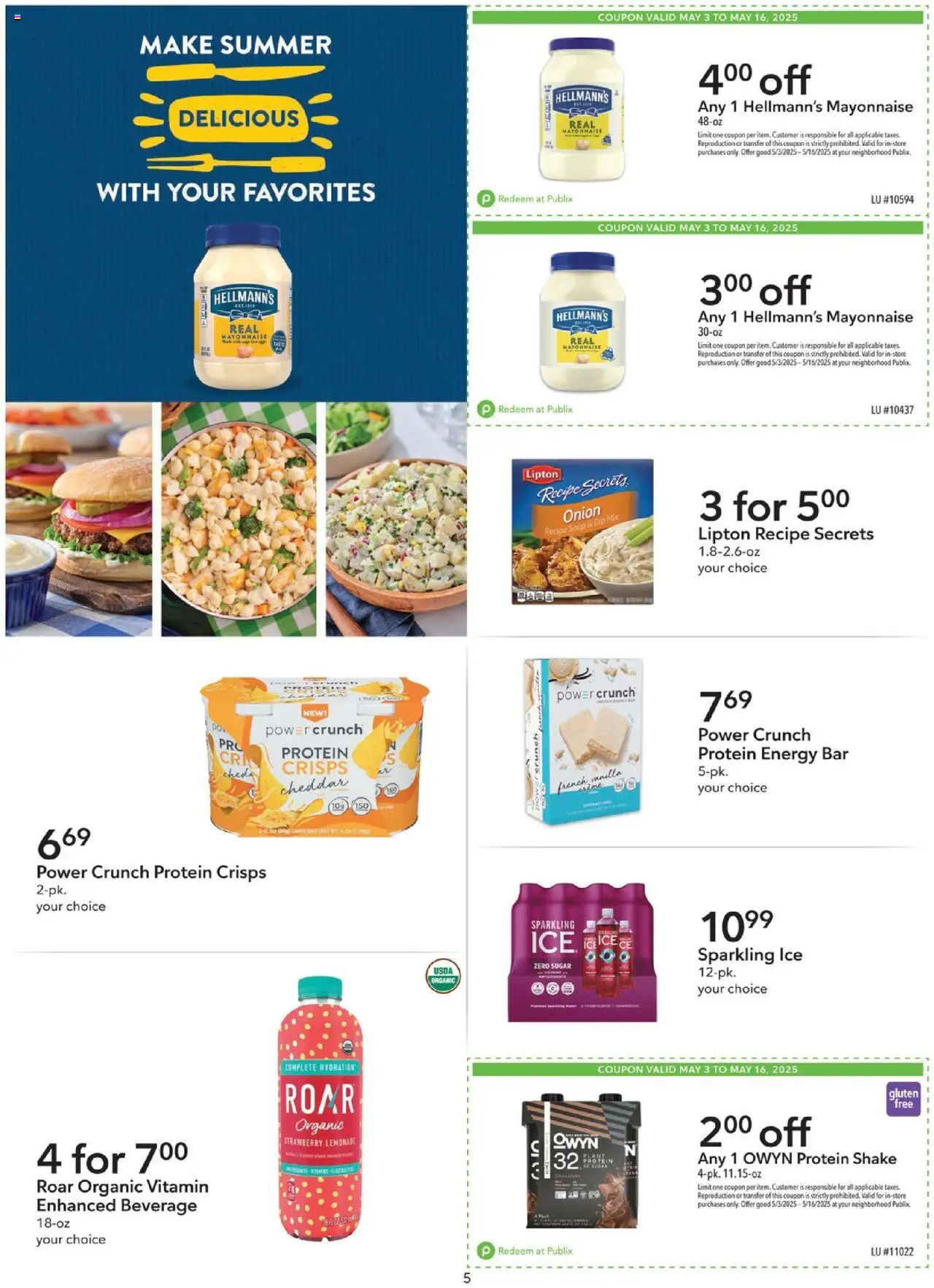 Publix Weekly ad from (05/03/2025) - Ad this week, Flyer - Page number 5