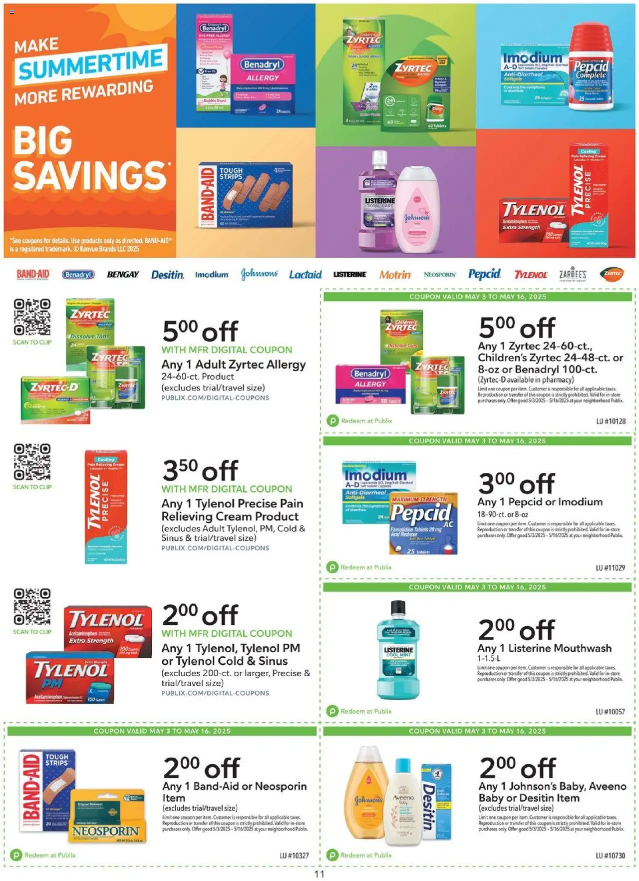 Publix Weekly ad from (05/03/2025) - Ad this week, Flyer - Page number 11