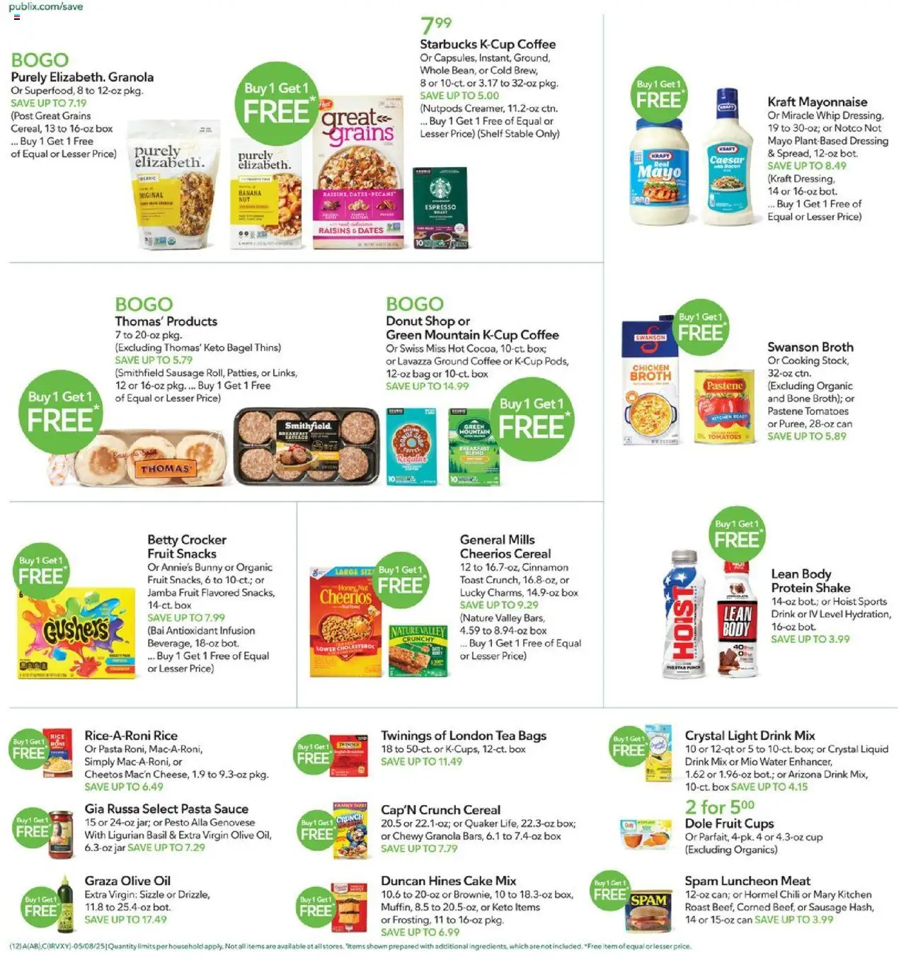 Publix Weekly ad from (05/07/2025) - Ad this week, Flyer - Page number 12
