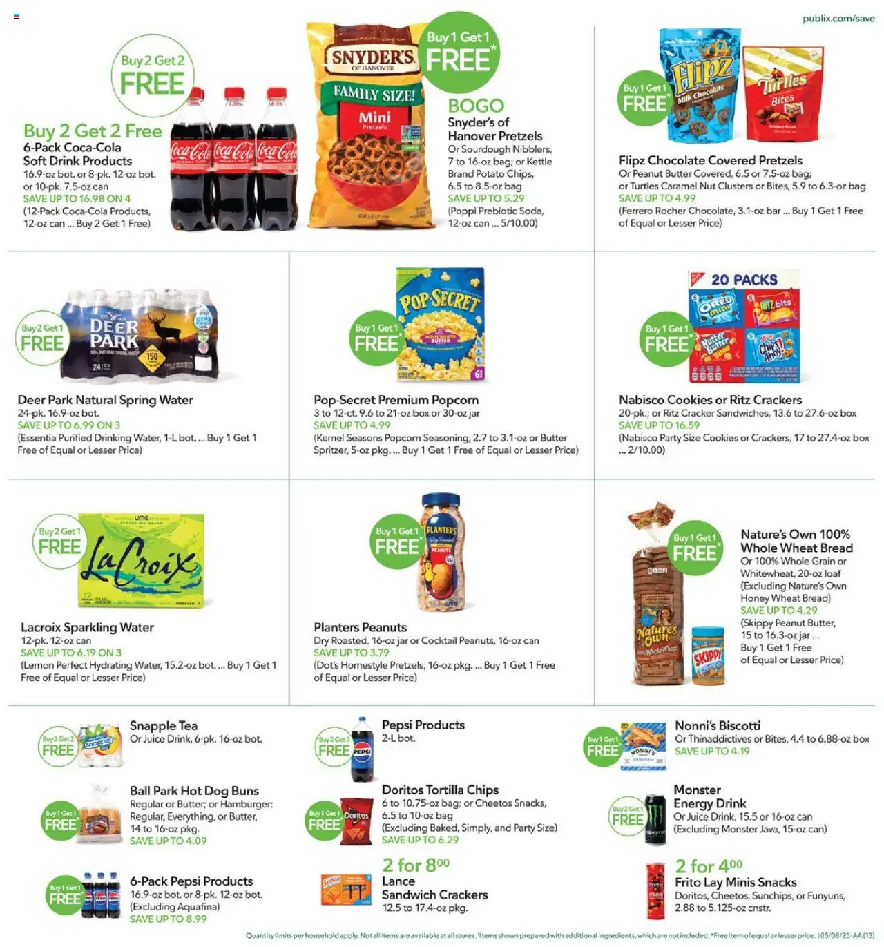 Publix Weekly ad from (05/07/2025) - Ad this week, Flyer - Page number 13