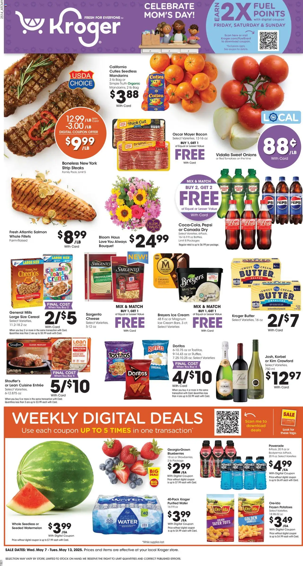 KROGER Weekly ad from 05/07/2025 >> Ad for next week