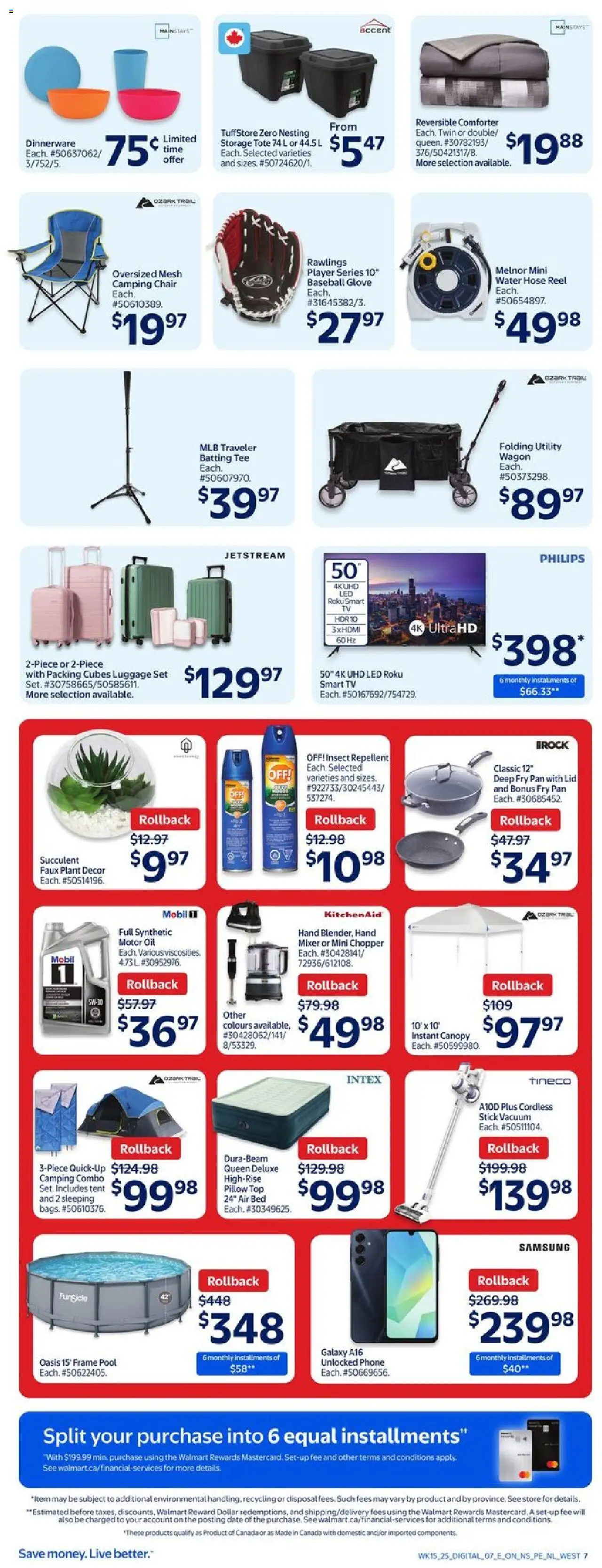 Walmart flyer valid from May 08, 2025 - page number 15