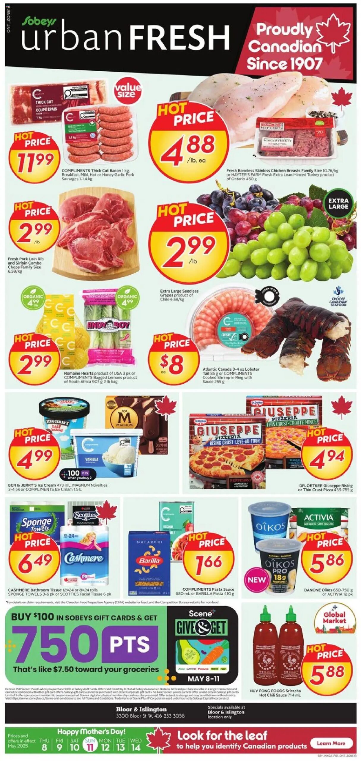 Sobeys weekly flyer starting May 8, 2025 ⭐️