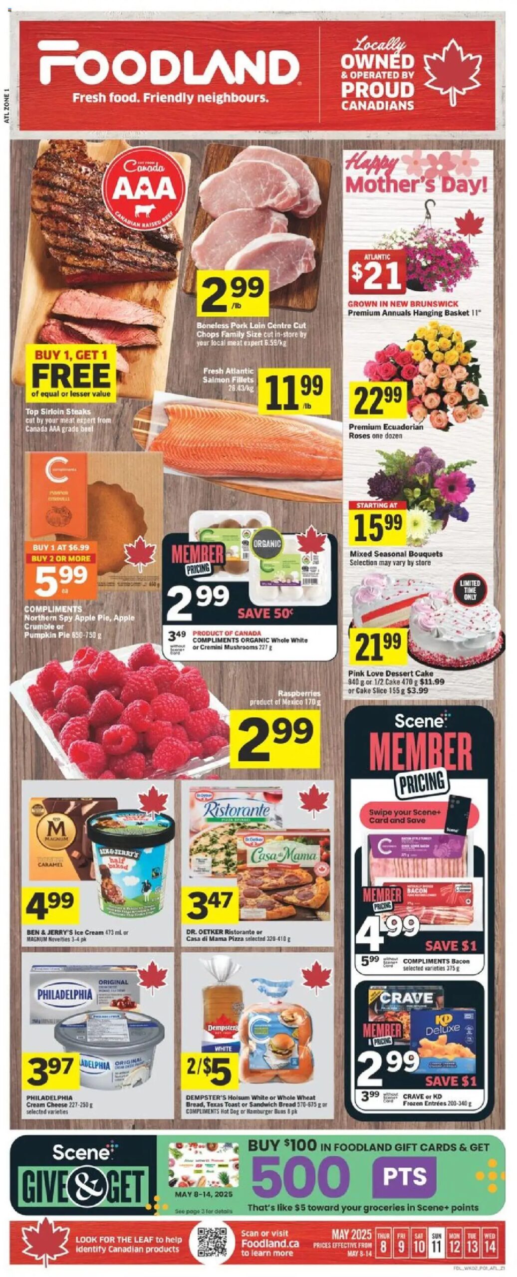 Foodland weekly flyer starting May 8, 2025 ⭐️