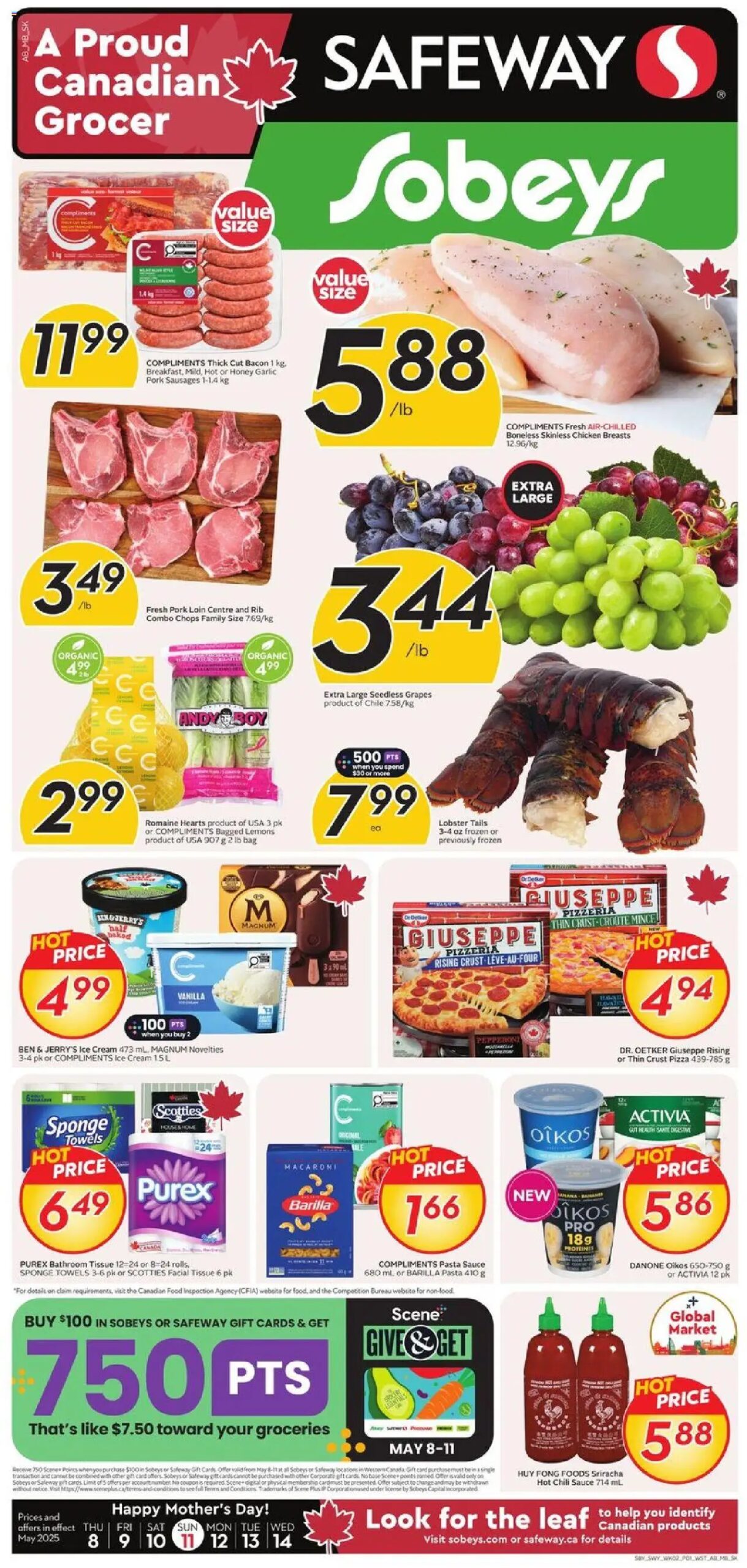 Sobeys weekly flyer starting May 8, 2025 ⭐️