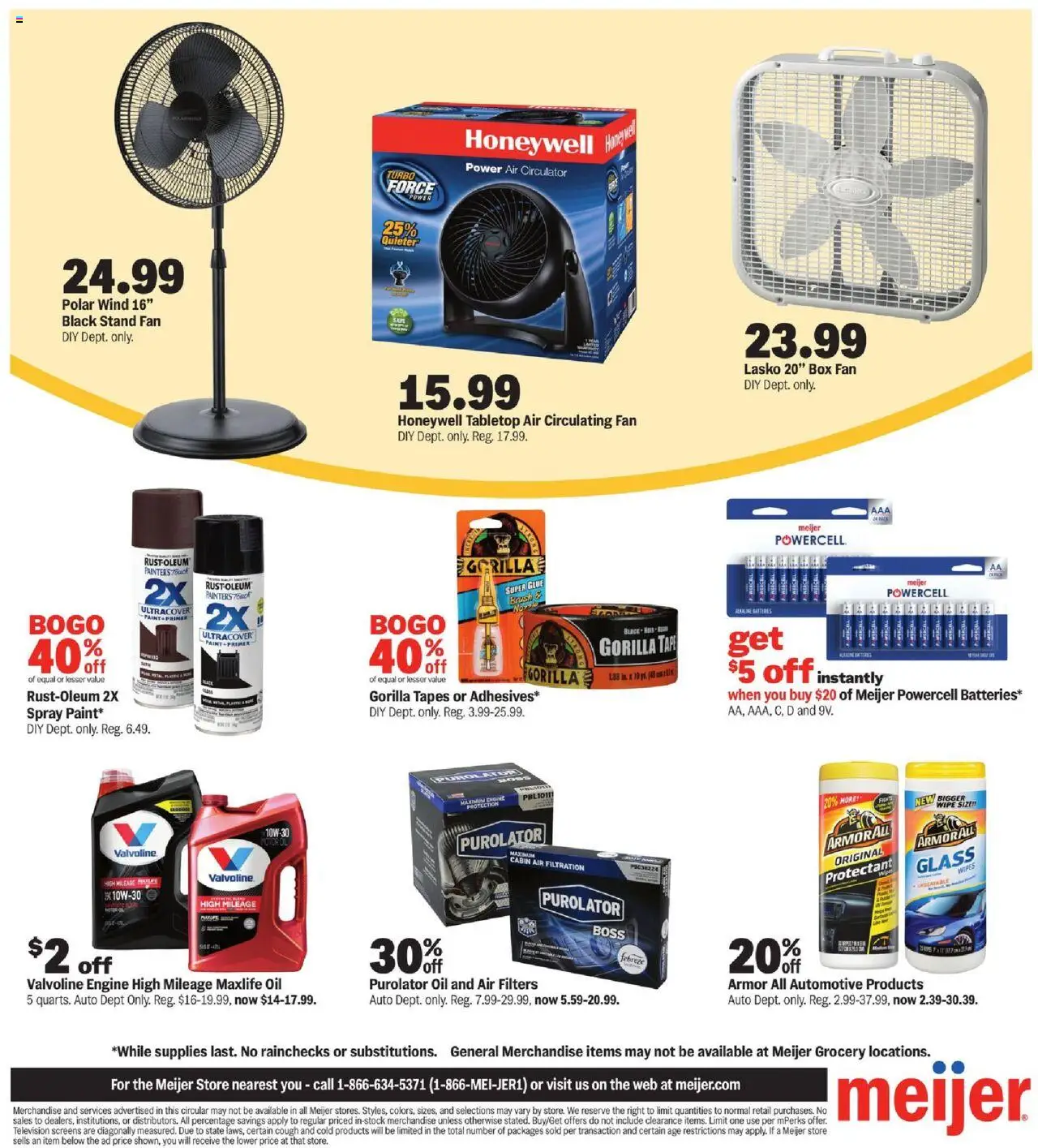 MEIJER AD from 05/12/2025 - summer lawn & pest favorites - PREVIEW - Page number 11