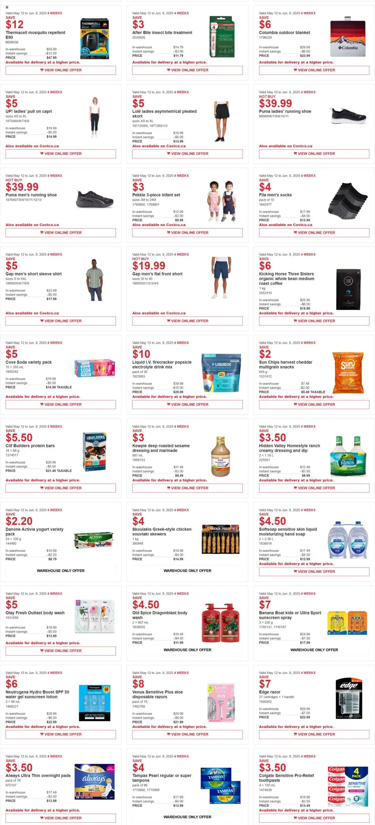 Costco flyer valid from May 12, 2025 - page number 2