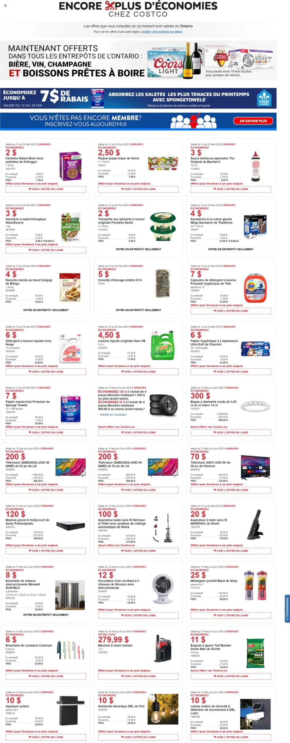 Costco weekly flyer starting May 12, 2025 ⭐️