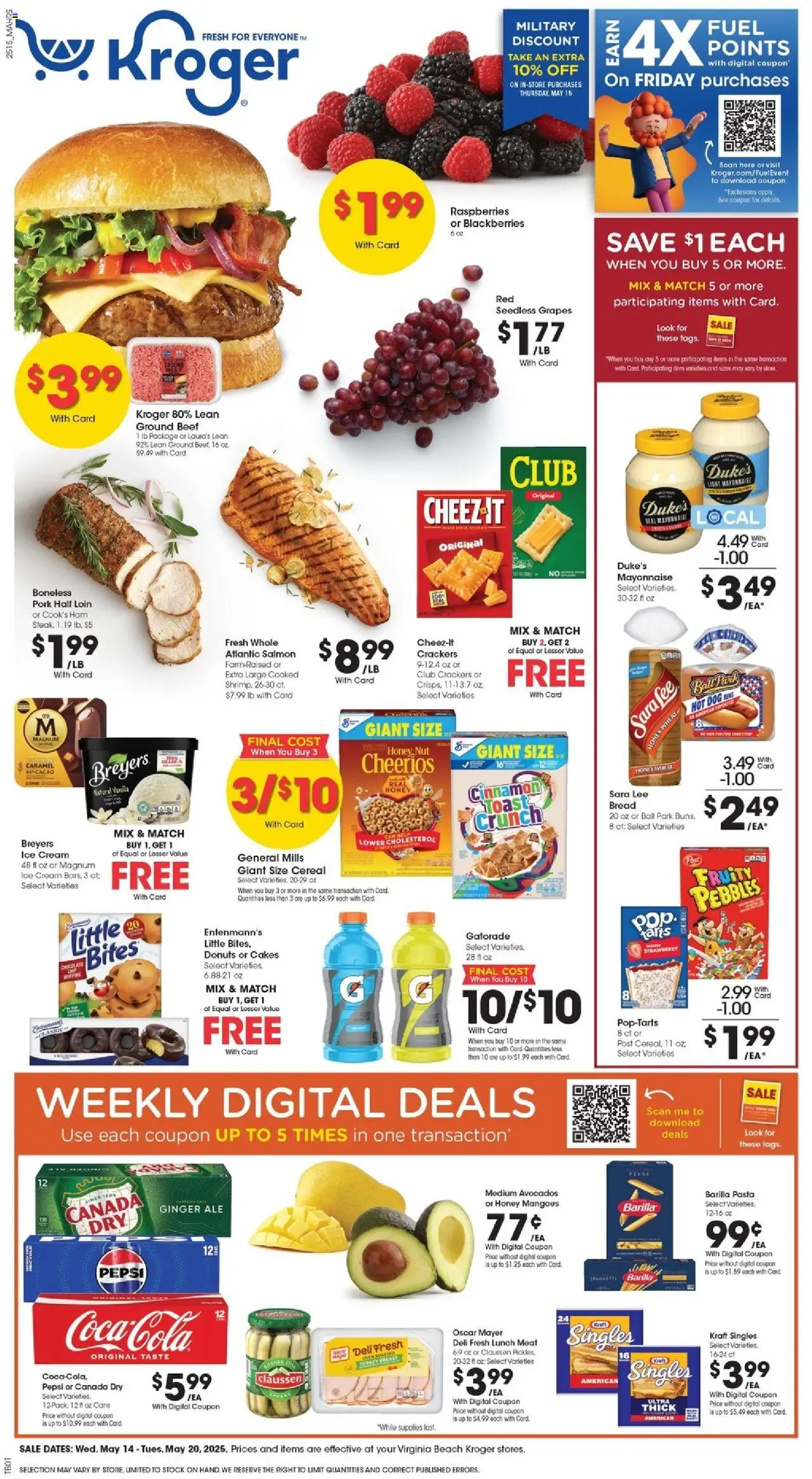 KROGER Weekly ad from 05/14/2025 >> Ad for next week